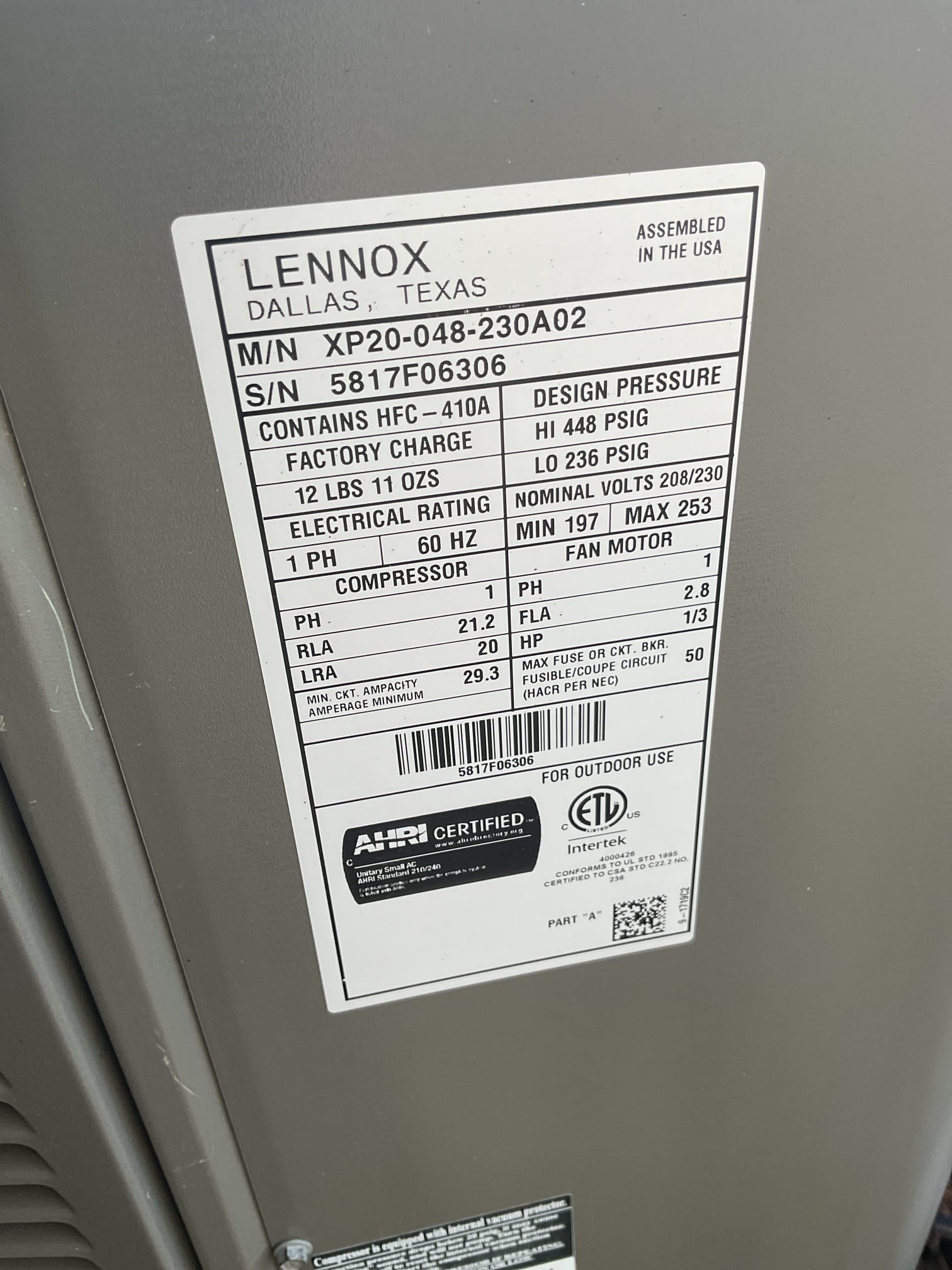 • Install customer-supplied communicating thermostat 
• Rewire thermostat as needed to function properly with communicating system
• Test operation of equipment 
• No warranty on thermostat


After installation of customer supplied thermostat, thermostat still not communicating with hub. I check wiring ok. Check troubleshooting from manufacturer everything is within range. We will check with Lennox for further information and instructions on new thermostat. Per management no charge stance issue was not fix. We will provide estimate for new thermostat. 