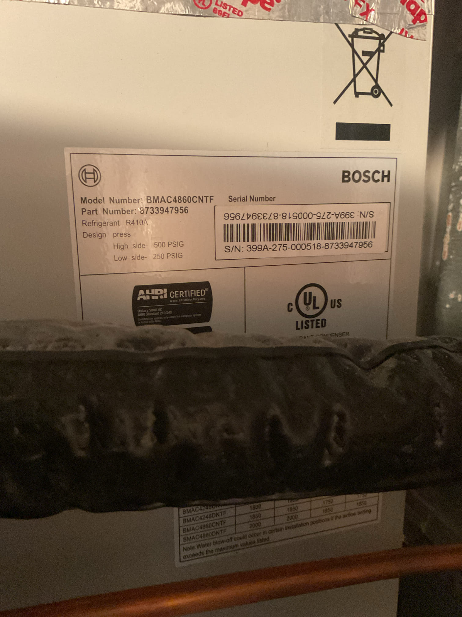 04/27/26 Dan 


I arrived to the customers home to service their 2 yr old bosch a/c system . I checked the wiring connections and the voltages . I checked and replaced the indoor air filter , the filter size is a 413 and 14x14x1.  I Inspected the indoor coil and tested the primary drain pan and cleared and tested the water drains and traps if applicable. I Took indoor temp splits at the return and the supply  and checked the blower motor condition and operation. I looked  at the outdoor unit wiring connections and voltages . I inspected  the outdoor components and checked my unit pressures by using super heat sub cool method.  System in good operating condition at this time. 
