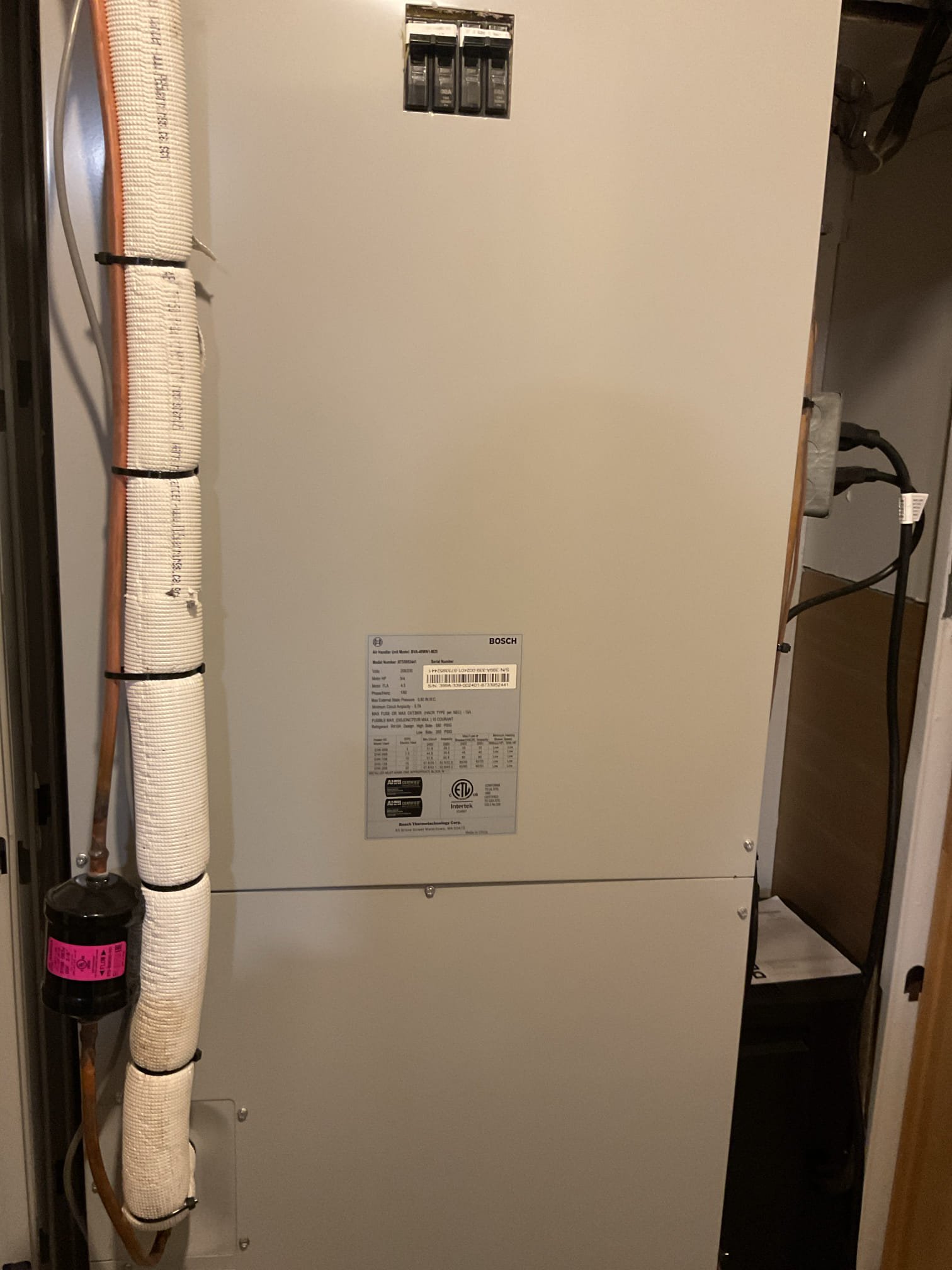 Issue was with odor in ducts.
Found very dirty Aprilaire 213 filter offered to replace today. Homeowner agreed. Replaced today. Recommend replacing every 6 months considering they have pets. 
Replaced filter and tested HVAC equipment briefly.
Checked AC drains. You can add 8oz vinegar to drain line or condensate treatment tabs once per month to keep drain lines clean. 

They had HVAC system replaced by another contractor in 2024 

REME HALO cell is due for replacement. We installed June of 2022. Has not been replaced. 

Also cleaned washable filter of standalone dehumidifier that was installed by Dibiase in June 2022. Tested dehumidifier. Suction pressure and discharge air temp good. Dehumidifier is working. Currently 44% RH in basement. 

HVAC and dehumidifier operating well at this time. REME cell should be replaced. 