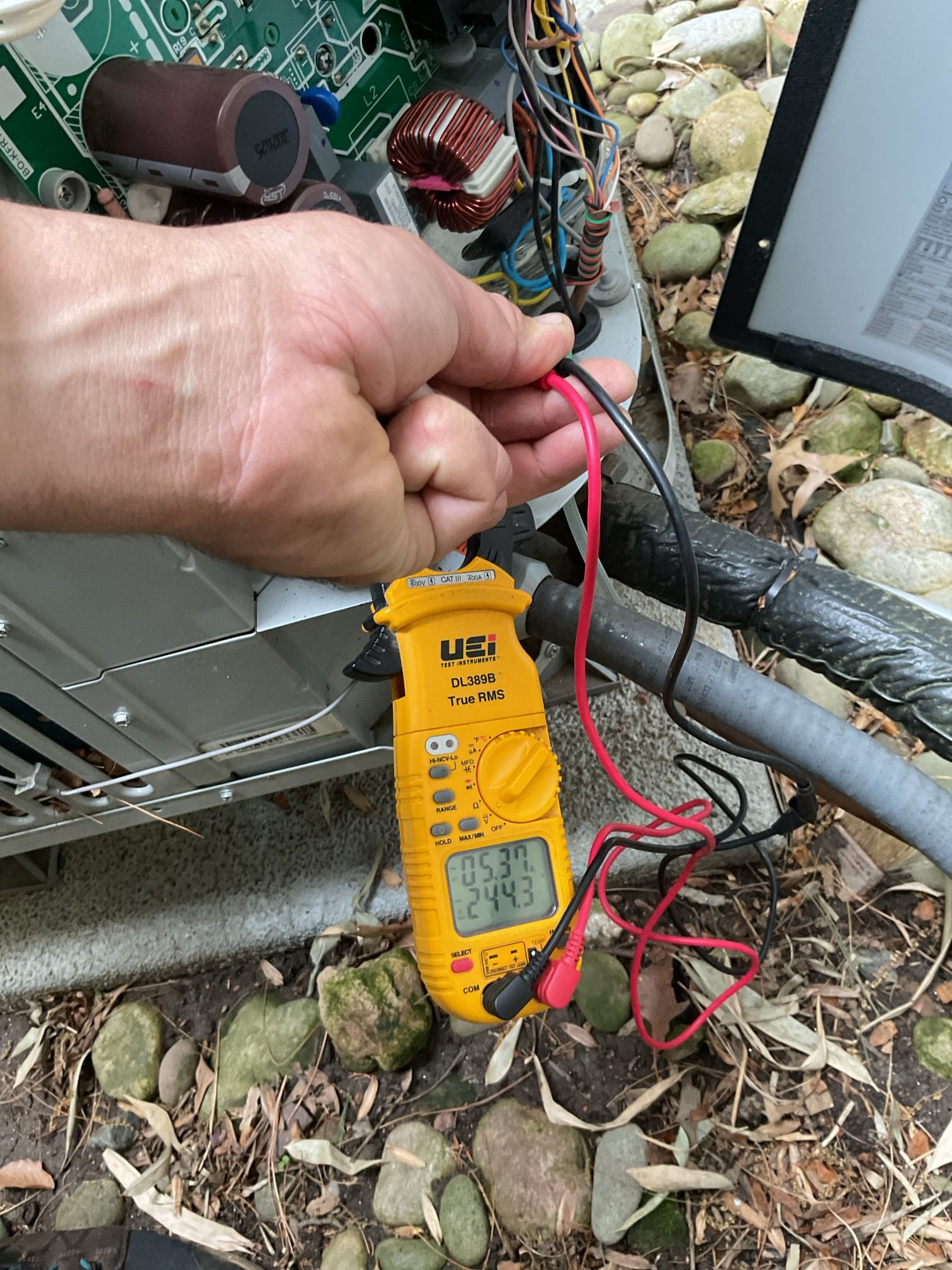 Completed AC Tune ups per contract:
-(4) 3 Ton Split Heat pumps. (3) of these installed by Dibiase within past 4 years (Bosch inverters) The other dates to 2008 (Trane) about 18 years old.
- (3) Minisplit systems; (2) of which are cooling only 1-1 systems for game room; one of which is Heat pump (heating and cooling) for (2) second floor bedrooms. Filters for these were all clean. These systems do not get extensive use

Filter list: (3) Aprilaire 213, (1) 18x20x1, (4) Washable Minisplit filters 

Replaced Aprilaire 213 Filter in crawlspace system. The other (2) 213 are clean. 

Completed following tune up procedure for all systems:

-Indoor and outdoor coils in good condition with the exception of the indoor coil for the Trane system it is rusty and there was refrigerant oil around one of the u-bends, 

-Inspected wiring, controls, electric motors and components; left estimates for surge protectors for the (3) Minisplit systems and (1) surge protector for the Trane Heat pump outdoor un