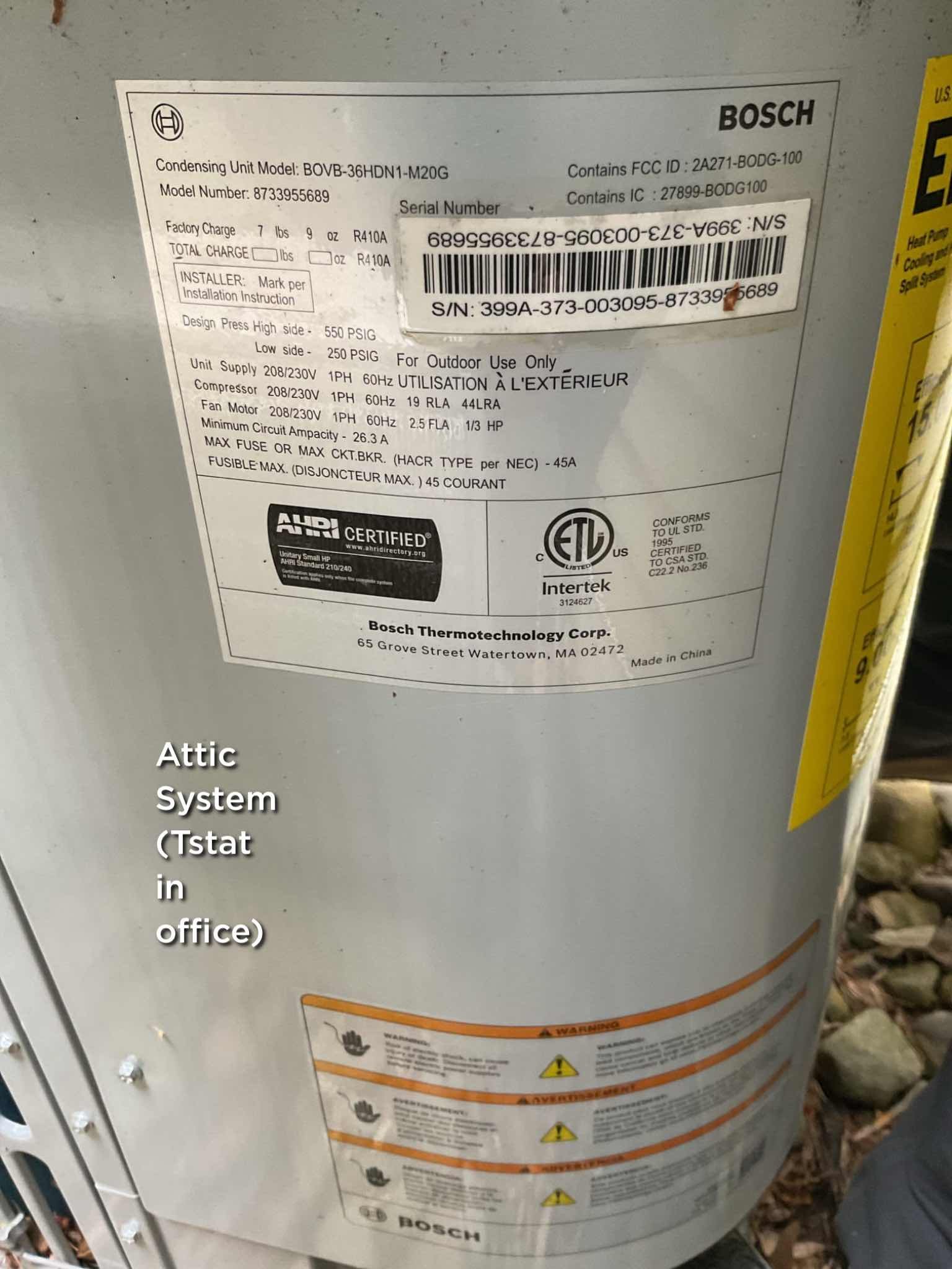 Completed AC Tune ups per contract:
-(4) 3 Ton Split Heat pumps. (3) of these installed by Dibiase within past 4 years (Bosch inverters) The other dates to 2008 (Trane) about 18 years old.
- (3) Minisplit systems; (2) of which are cooling only 1-1 systems for game room; one of which is Heat pump (heating and cooling) for (2) second floor bedrooms. Filters for these were all clean. These systems do not get extensive use

Filter list: (3) Aprilaire 213, (1) 18x20x1, (4) Washable Minisplit filters 

Replaced Aprilaire 213 Filter in crawlspace system. The other (2) 213 are clean. 

Completed following tune up procedure for all systems:

-Indoor and outdoor coils in good condition with the exception of the indoor coil for the Trane system it is rusty and there was refrigerant oil around one of the u-bends, 

-Inspected wiring, controls, electric motors and components; left estimates for surge protectors for the (3) Minisplit systems and (1) surge protector for the Trane Heat pump outdoor un