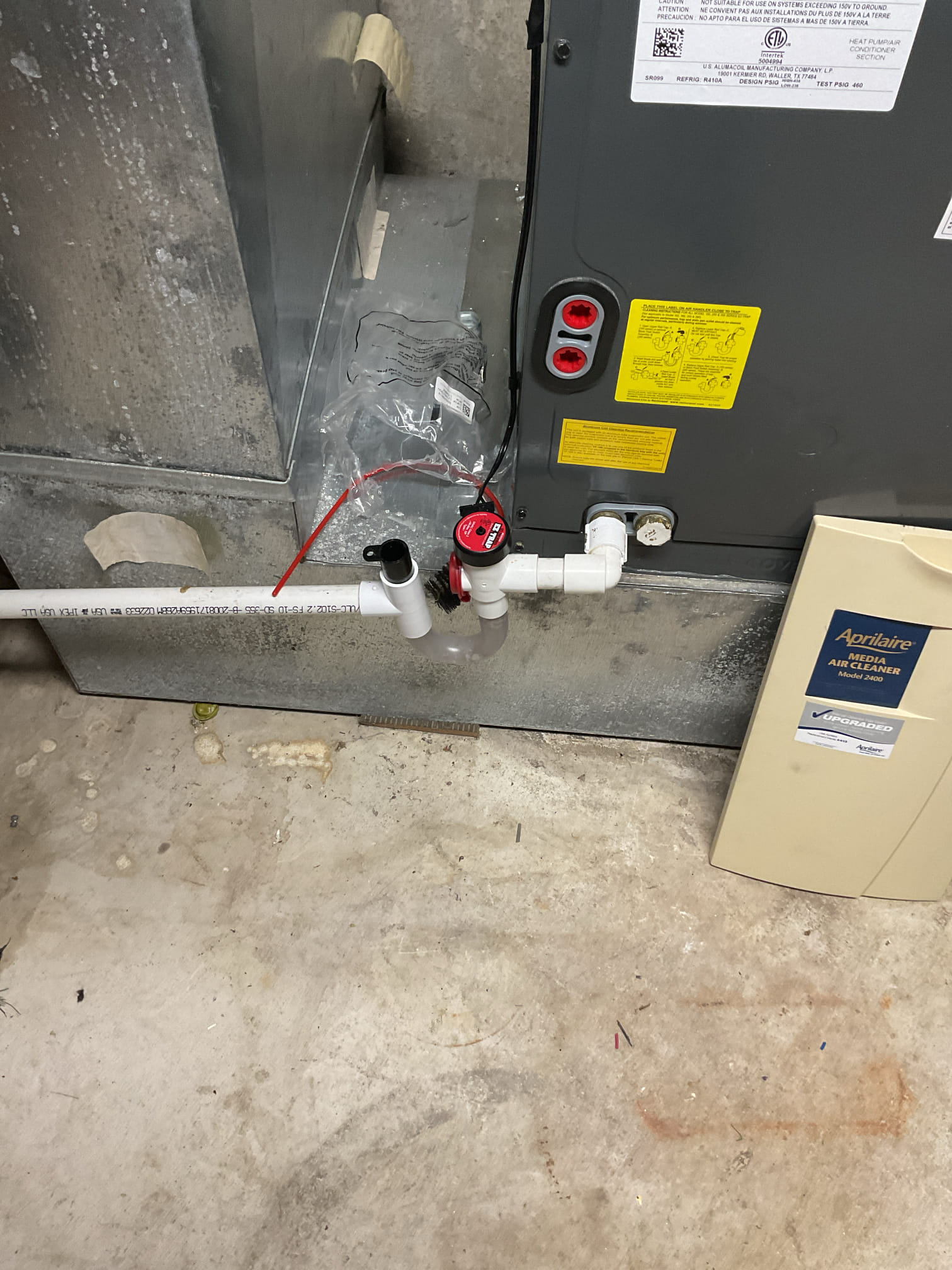 04/30/26 Dan 

I arrived to the customers home to service their 4 yr old Amana a/c system . I checked the wiring connections and the voltages . I checked and found the indoor air filter is good , the filter size is a 401.  I Inspected the indoor coil and tested the primary drain pan and cleared and tested the water drains and traps if applicable. I Took indoor temp splits at the return and the supply  and checked the blower motor condition and operation. I looked  at the outdoor unit wiring connections and voltages . I inspected  the outdoor components and checked my unit pressures by using super heat sub cool method.  System in good operating condition at this time. 
