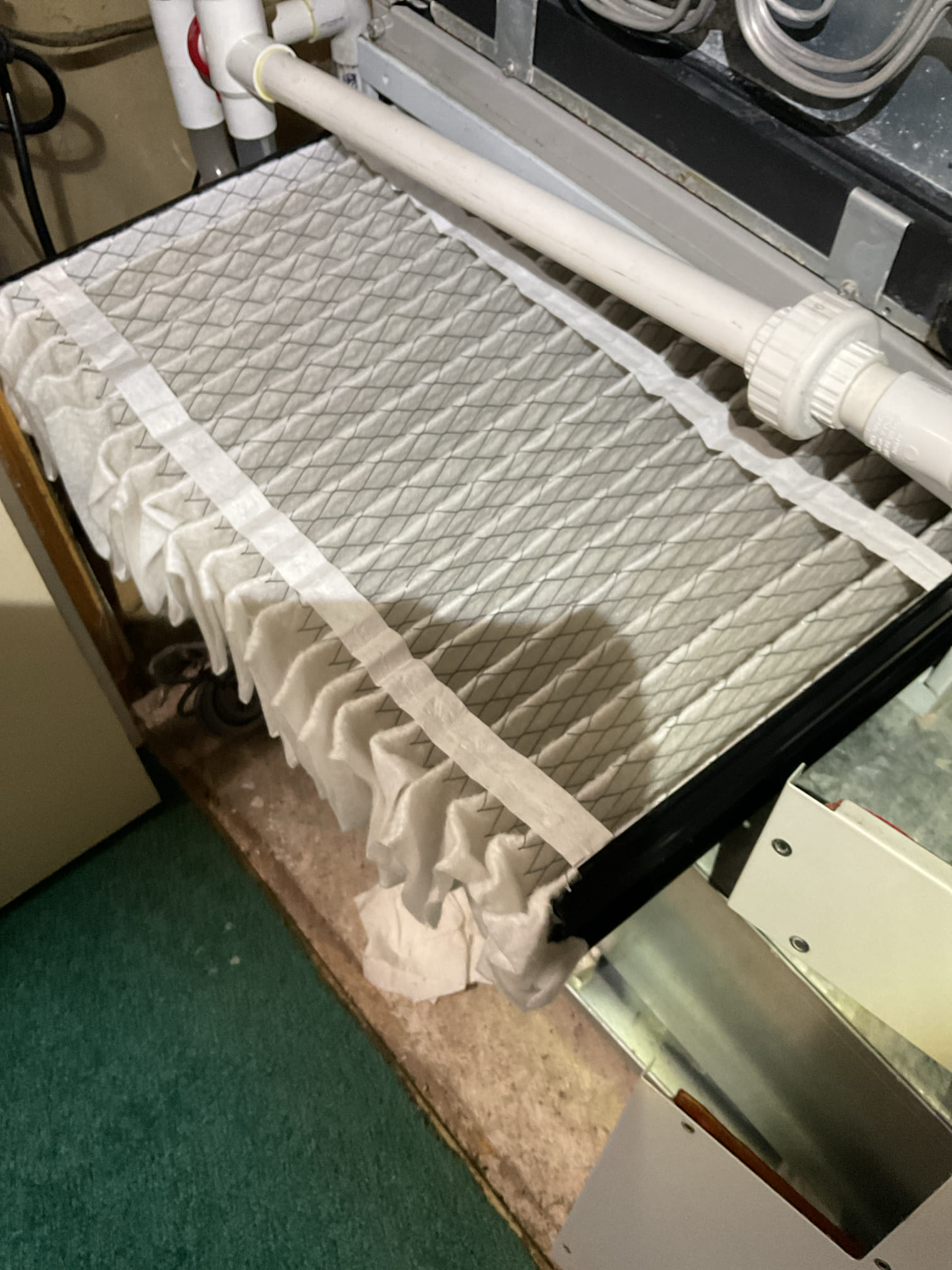 5/1/26 Dan 


I arrived to the customers home to service their 3 yr old Bosch heat pump system . I checked the wiring connections and the voltages . I checked and found  the indoor air filter is good , the filter size is AA 313 . I Inspected the indoor coil and tested the primary drain pan and cleared and tested the water drains and traps if applicable. I Took indoor temp splits at the return and the supply  and checked the blower motor condition and operation. I looked  at the outdoor unit wiring connections and voltages . I inspected  the outdoor components and checked my unit pressures by using super heat sub cool method.  System in good operating condition at this time. 
Collected for $189.00 contract renewal. Paid by cc.