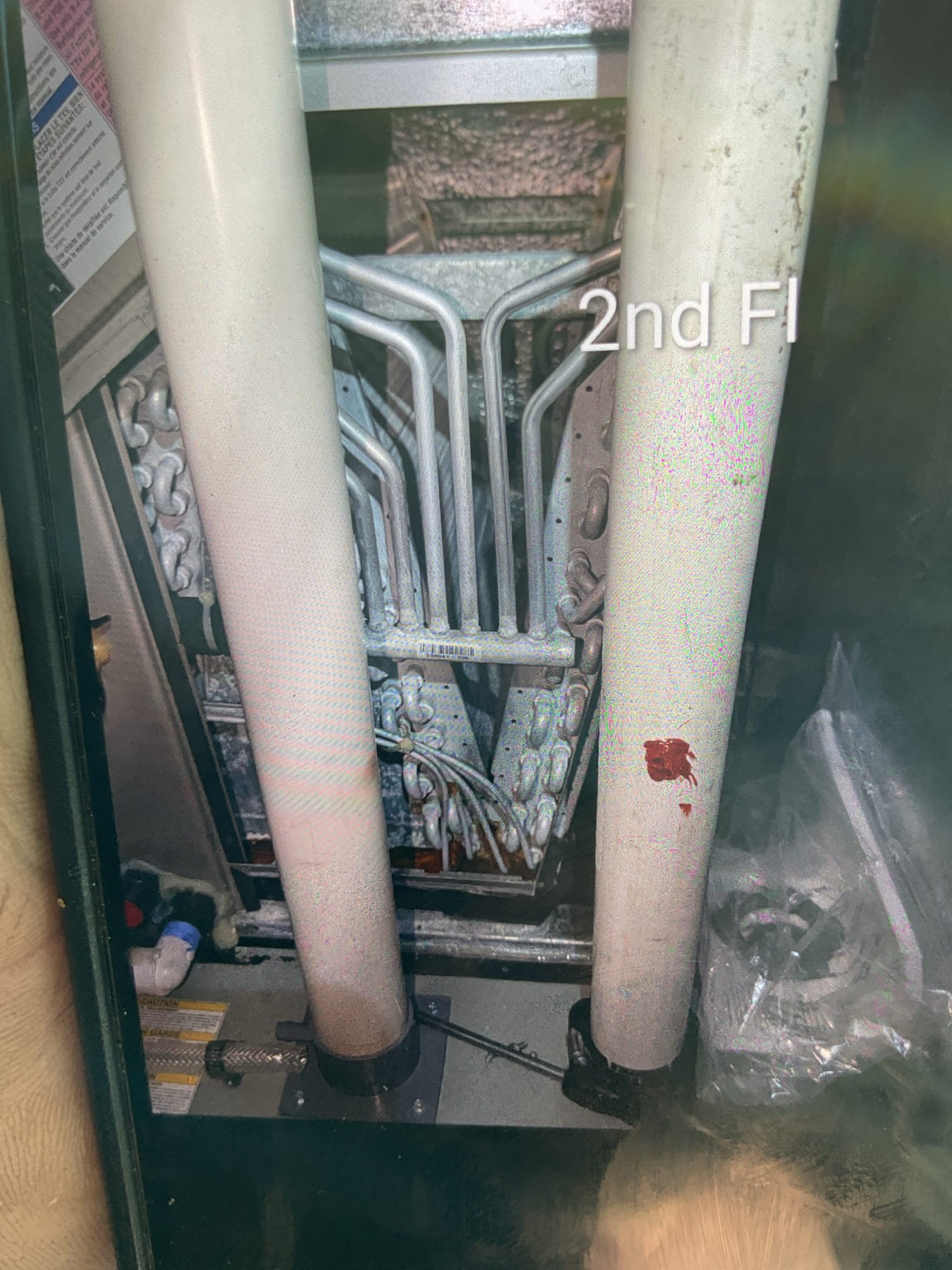 1st floor system humidifier drain spud was not propelseated and he is using a brand of humidifier pads that are a little thin. Recommend using Aprilaire 35 water panels.

Completed (2) AC tune ups for (2) Carrier AC systems
Both furnaces have been replaced by Dibiase: 1st Floor in 2022, 2nd Floor in 2024.

Replaced (2) 16x25x1 filters

For each system:
Indoor and outdoor coils in good condition 
Inspected wiring, controls, electric motors and components. Contactor at outdoor unit for 2nd floor system was very noisy coil likely to fail. Offered to replace today. Replaced contactor for 2nd floor AC and tested.
left estimates for surge protectors. 1 estimate is for (2) surge protectors for outdoor equipment circuits. The other estimate is for surge protector for indoor blower motor of the 1st floor system. 
Measured temperature split and static pressure 
Inspected drains; cleared EZ trap, tested pumps added treatment tabs to drain pan. Provided email estimate to replace vinyl tubing for e