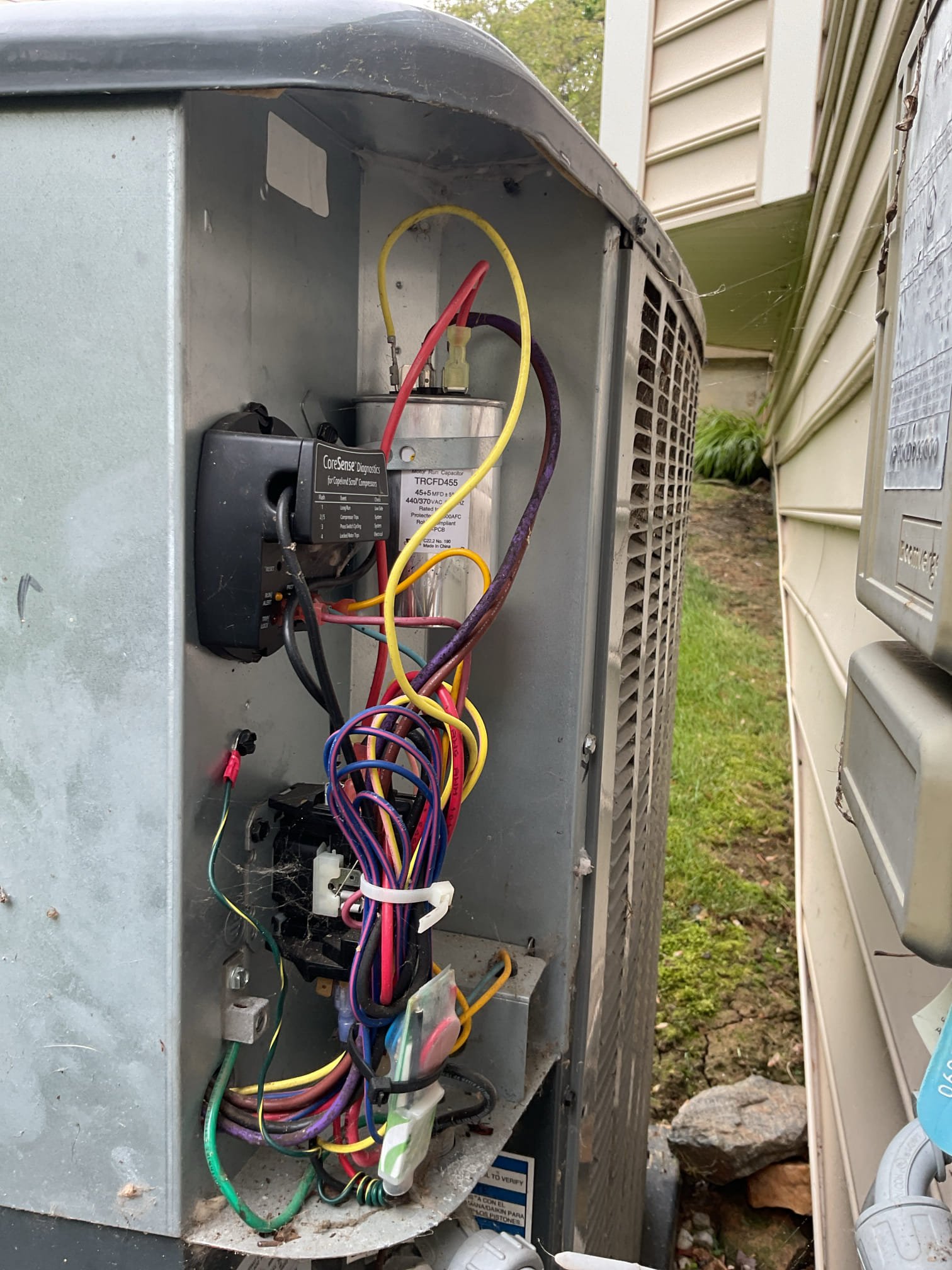 Completed AC tune up for 3 .5 Ton Amana AC system

16x25x1 filter ok 
Indoor and outdoor coils in good condition 
Inspected wiring, controls, electric motors and components; left estimates for surge protector for indoor equipment circuit. Outdoor equipment has surge protection. 
Measured temperature split and static pressure 
Inspected drains; cleared EZ trap, also wrapped EZ trap body with insulation tape to prevent from sweating and dripping on return drop. added treatment tabs to drain 
Checked integrity of compressor motor (mega ohm test)

Assessed refrigerant charge checked pressures. 5° Subcooling. Good

AC system operating well at this time. 

Homeowner renewed plan membership today. 