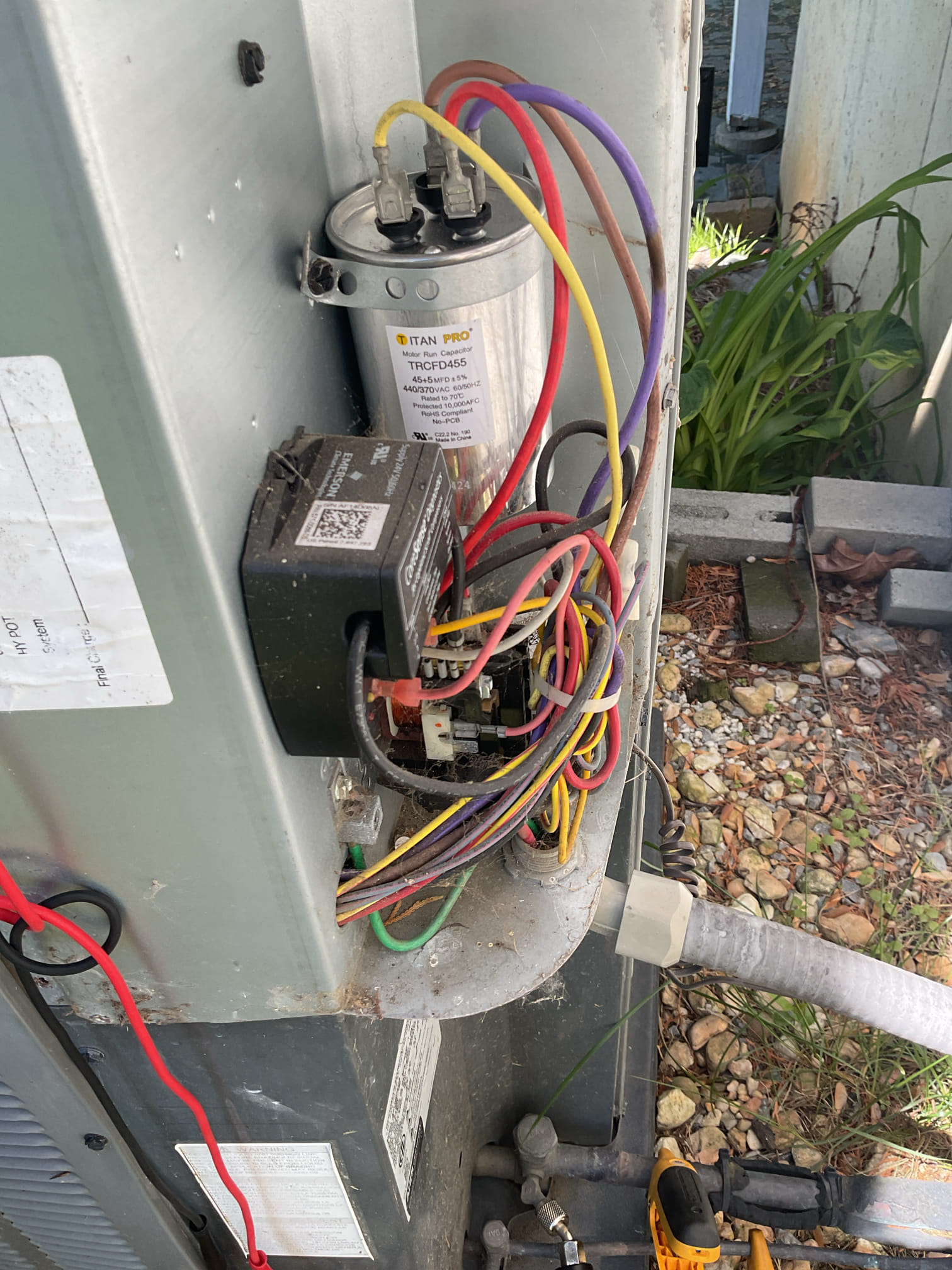 5/7/26 Dan 

I arrived to the customers home to service their 11 yr old amana a/c system.  I checked the wiring connections and the voltages . I checked and replaced the indoor air filter , filter size is a 16x25x1. I Inspected the indoor coil and tested the primary drain pan with water and flushed the drain line and cleared. I Took indoor temp splits at the return and the supply  and checked the blower motor condition and operation. I looked at the outdoor unit wiring connections and voltages . I inspected  the outdoor components and checked my unit pressures by using super heat sub cool method.  The system is currently operational but past normal life expectancy. Replacement of system is recommended in the near future. 
