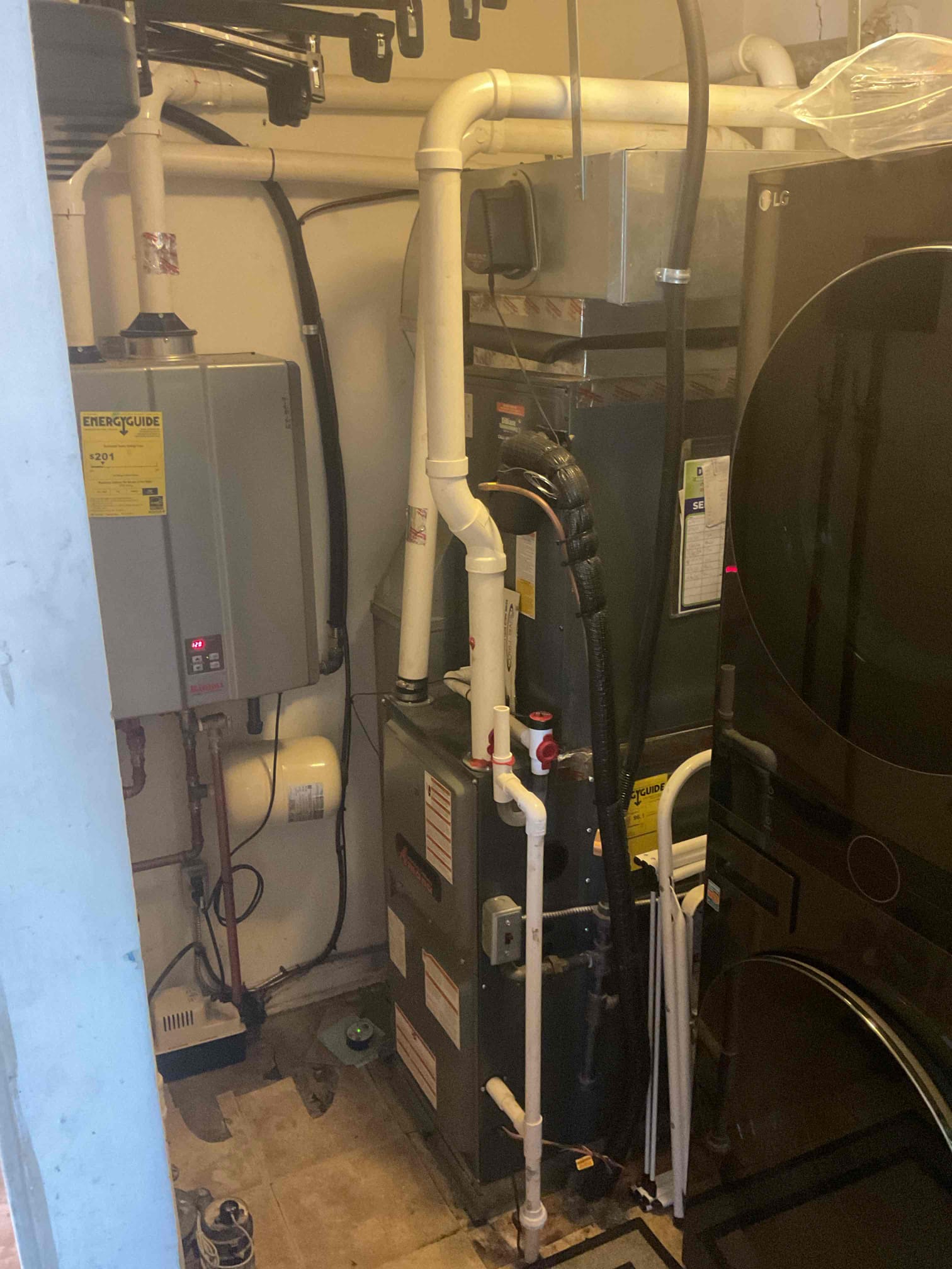Luis 5-7-26 performed ac tune up for 2.5 ton Amana AC system: inspect 16x25x1  ok at this time. Check condition of both the indoor and outdoor coil Measured temperature split and static pressure check drain and EZ trap Inspected wiring, controls, electric motors and components ok check refrigerant pressures and levels ok. Check capacitor and contactor ok 39/4.9 rated 40/5 cycle ac unit ok. 