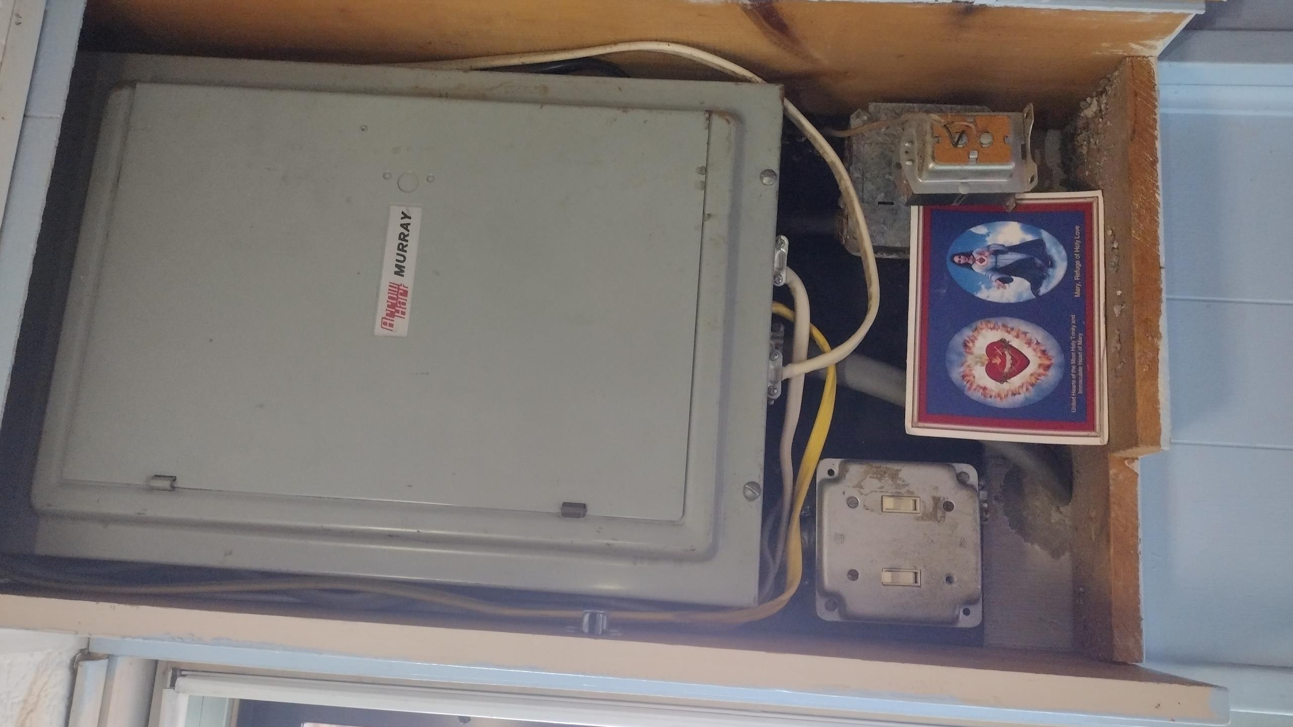 Luis 5-10-26 customer called Joe, they have an issue with the electrical panel, upon arrival check outdoor ac  breaker and found to be damaged visually inspect panel, I was not able to install new breaker due bud bars been damaged. Customer needs to contact electrician to inspect electrical panel, most likely customer will need to upgrade electrical panel for safety purposes. 