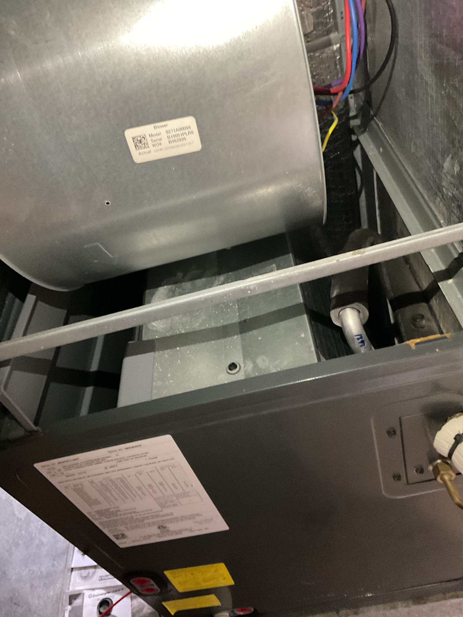 Luis 5-11-26 
Performed ac tune up on Amana 3 ton ac system from 2019. replace air filter. Flush drain and test pump. Check airflows supply and return, 18 degrees split. Check blower and capacitor. Check outdoor unit refrigerant levels all electrical components ok. Cycle ac unit ok. Unit is 7 years old I provided estimate to add ac renew and add potential relay and start capacitor, to help extend the life of compressor. Customer renewed service plan. 