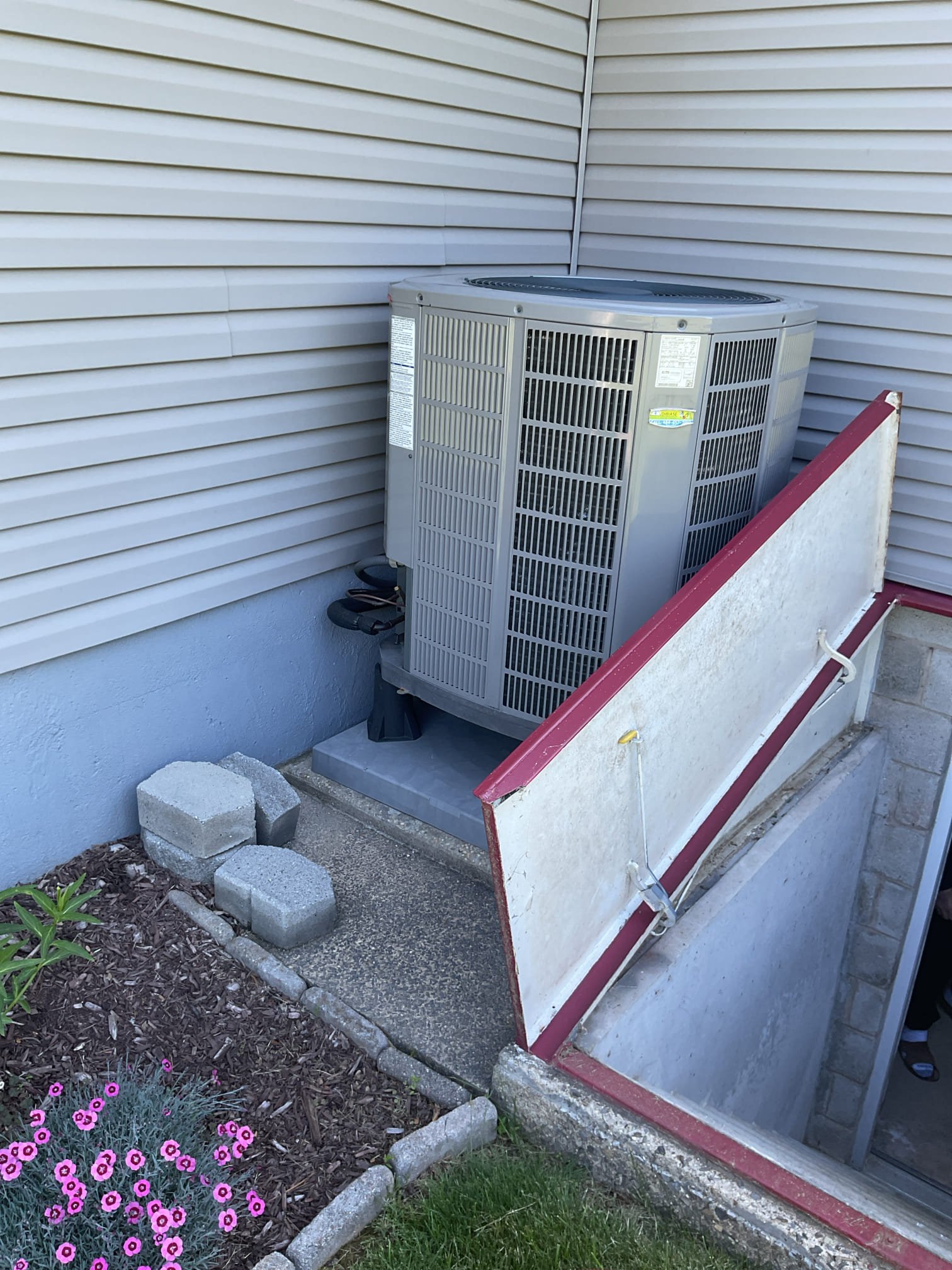 Luis 5-12-26
Performed ac tune up on 3 ton American standard heat pump. Replacement of customer supplied filter. Test drain and clean pump ok. Vinyl tubing should get replace soon, provided estimate to replace it. Check airflows and inspect coils. Indoor coils showing some bacteria growth. I share information about coil contamination system. Check outdoor unit refrigerant levels and electrical readings, compressor and fan motor ok. Cycle heat pump ok. Water heater is from 2013 I provided estimates for water heater options 50 gallon electric. 