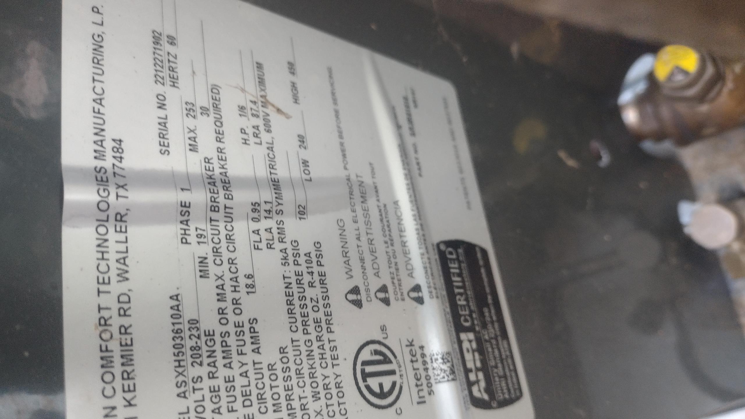 Luis 5-13-26
Performed ac tuneup Amana 3 ton from 2023 changed filter, checked temperature split, checked drain lines and blower, checked for bacteria and checked electrical connections, checked amp draw and coil. Inspect thermostat ok. Checked outdoor unit, fan assembly, checked circuit board, tested capacitor and voltage, and amp draw, checked refrigerant pressures, superheat and sub cooling ok. Cycle ac unit ok. System is operating well at the time of service. 