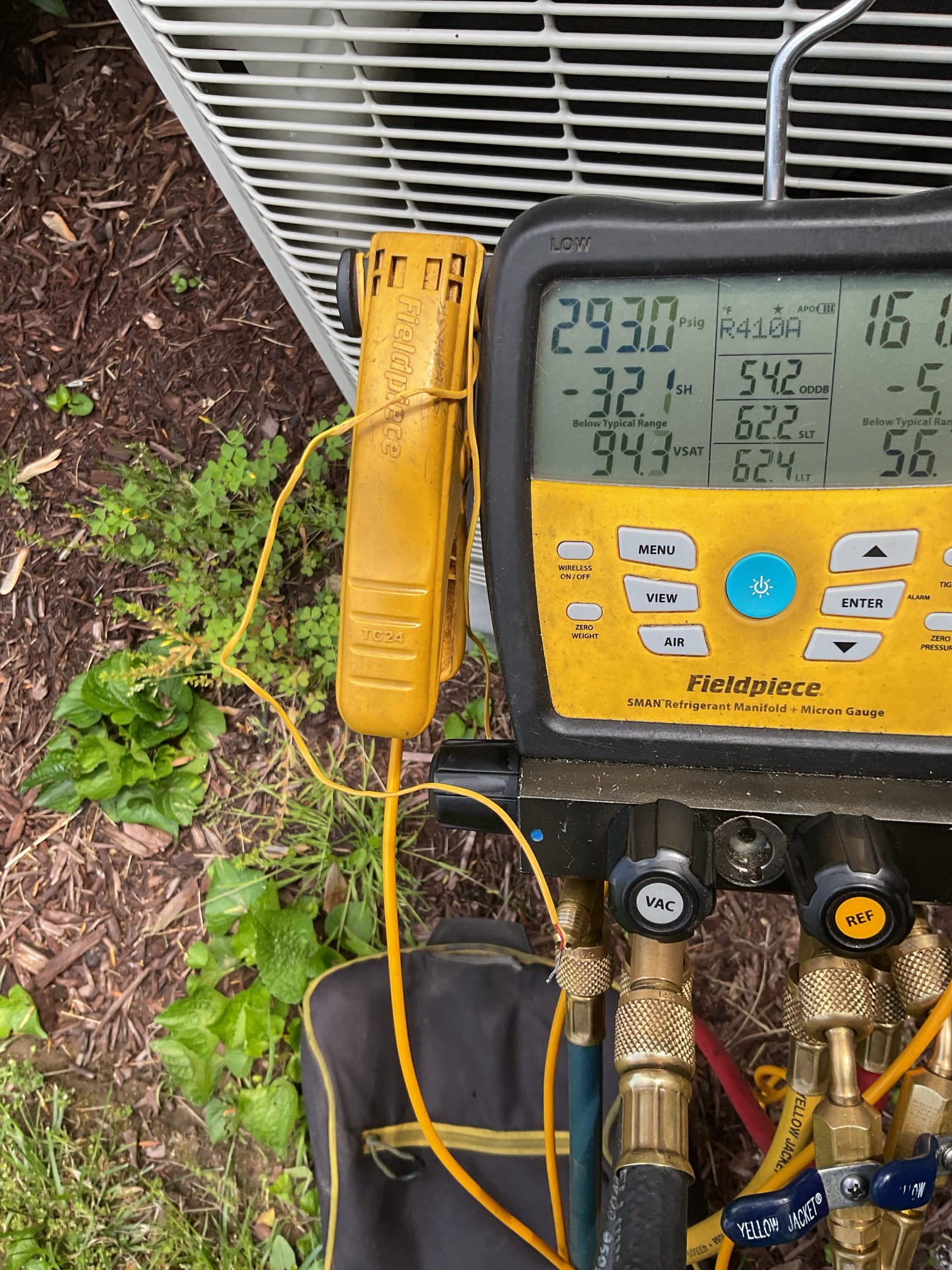 Completed AC tune up for Minisplit system with (3) indoor heads.
System was installed June 2017, 9 years old

Cleaned all washable filters cleared drains by adding water directly to drain pans. 
Inspected wiring, controls, electric motors, system does not have surge protection. Provided email estimate 
Measured temperature split at each indoor head after making demand do cooling from all (3) units, ranging from 20-22°
Checked refrigerant charge. Ok

System operating well at this time 