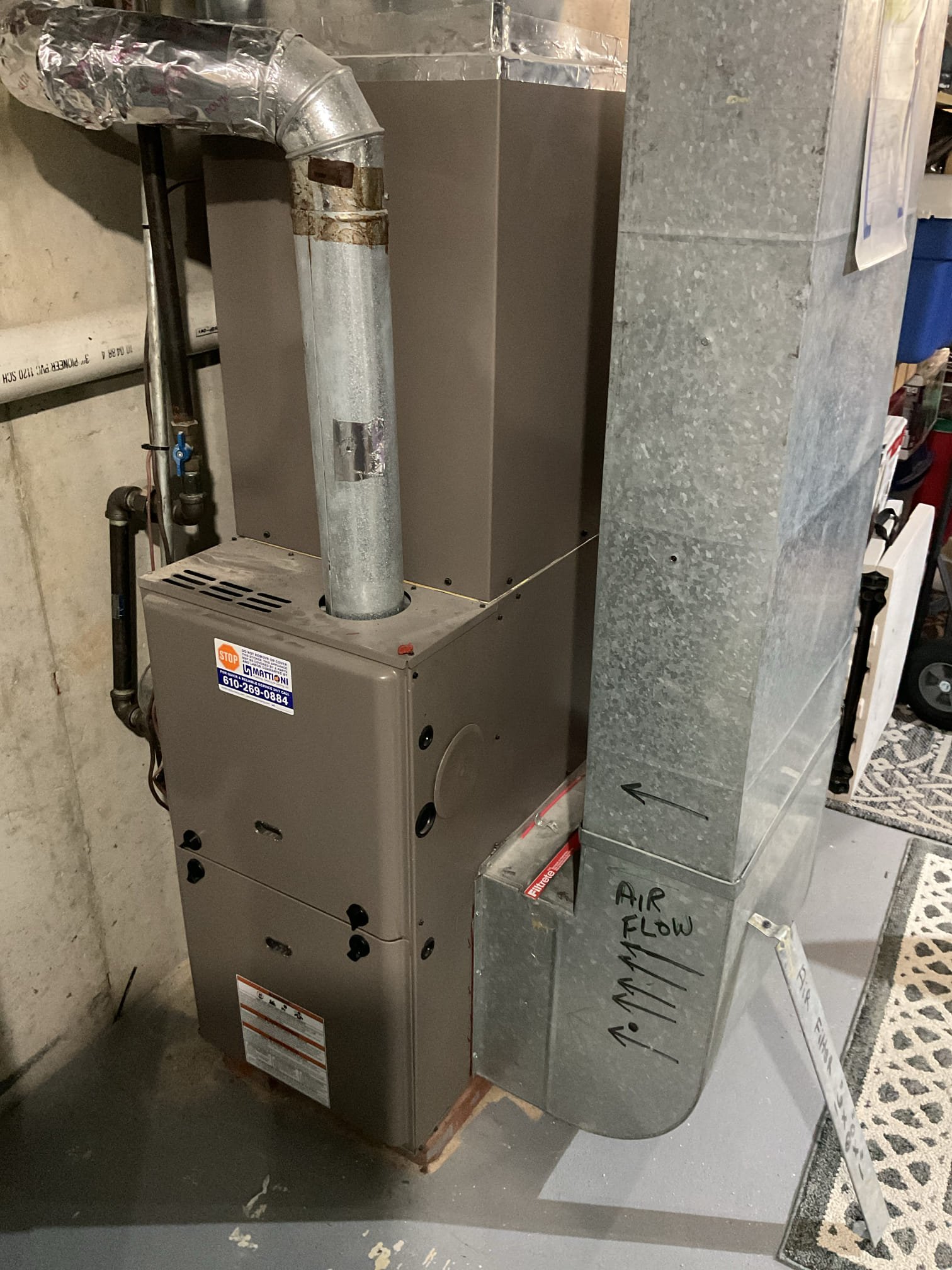 5/14/26 Dan 

I arrived to the customers home to service their 14 yr old York  a/c system.  . I checked the wiring connections and the voltages . I checked and replaced   the indoor air filter , filter size is a 16x20x1. I Inspected the indoor coil and tested the primary drain pan with water and flushed the drain line and cleared. I Took indoor temp splits at the return and the supply  and checked the blower motor condition and operation. I looked at the outdoor unit wiring connections and voltages . I inspected  the outdoor components and checked my unit pressures by using super heat sub cool method.  The system is currently operational but past normal life expectancy. Replacement of system is recommended in the near future. The customer is aware he did have Dylan out for an estimate, but he’s not ready for replacement yet. I did let the customer now the system is running, but may struggle a little bit in the hot summer. I collected for $189 for customer contract renewal paid by credi