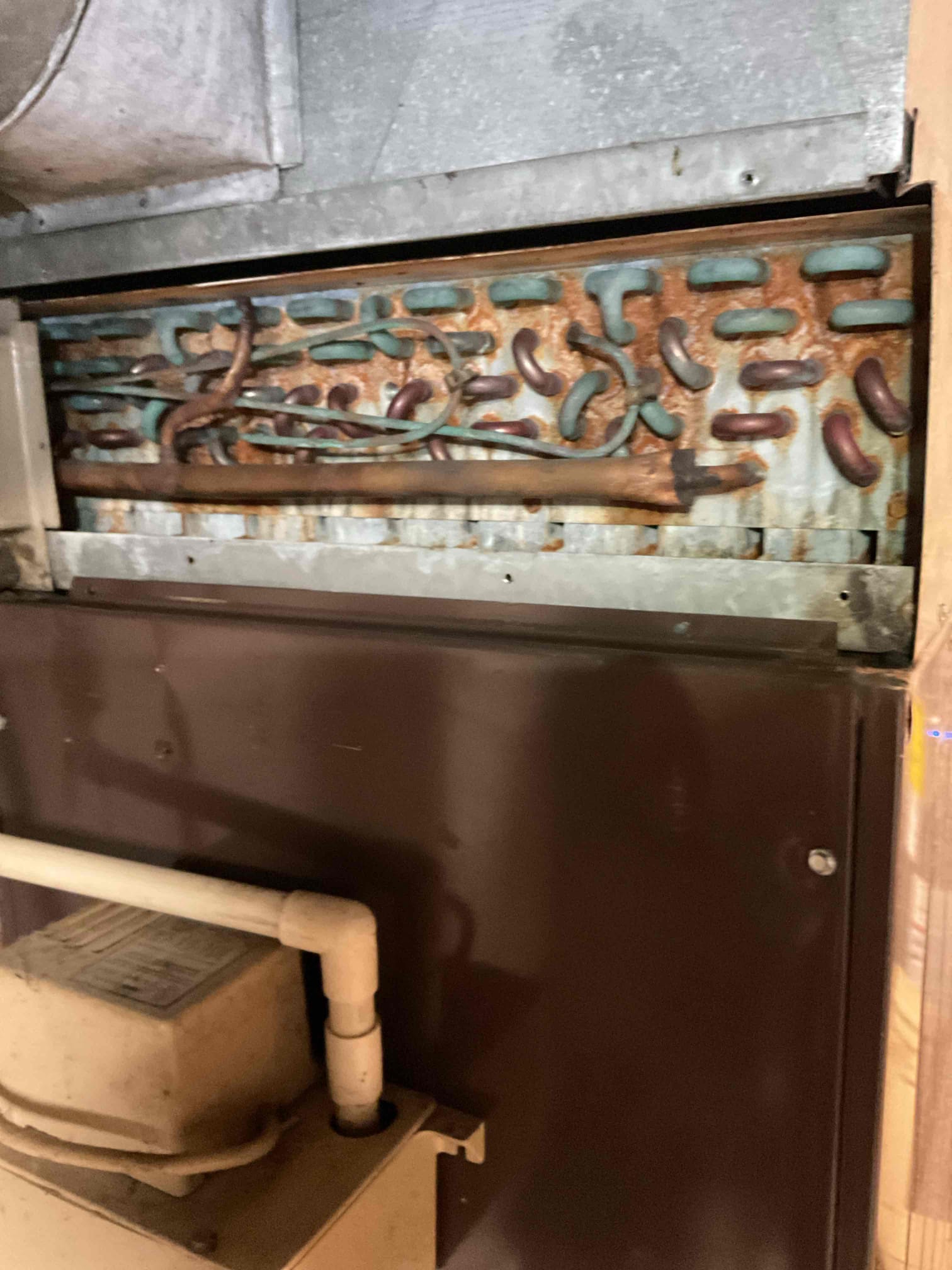5/14/26 Dan 

I arrived to the customers home to service their 38 yr old York a/c system.   I checked the wiring connections and the voltages . I checked and replaced  the indoor air filter , filter size is a 20x25x1 or x4 . I Inspected the indoor coil and tested the primary drain pan with water and flushed the drain line and cleared. I Took indoor temp splits at the return and the supply  and checked the blower motor condition and operation. I looked at the outdoor unit wiring connections and voltages . I inspected  the outdoor components and checked my unit pressures by using super heat sub cool method.  The system is currently operational but past normal life expectancy. Replacement of system is recommended . I did find my a/c side is slightly low on charge and will struggle during the warm months and possibly freeze. I asked her if she wanted me to schedule an estimate. She’s going to hold off at this time , she just started a new job She will contact the office when she’s ready. I