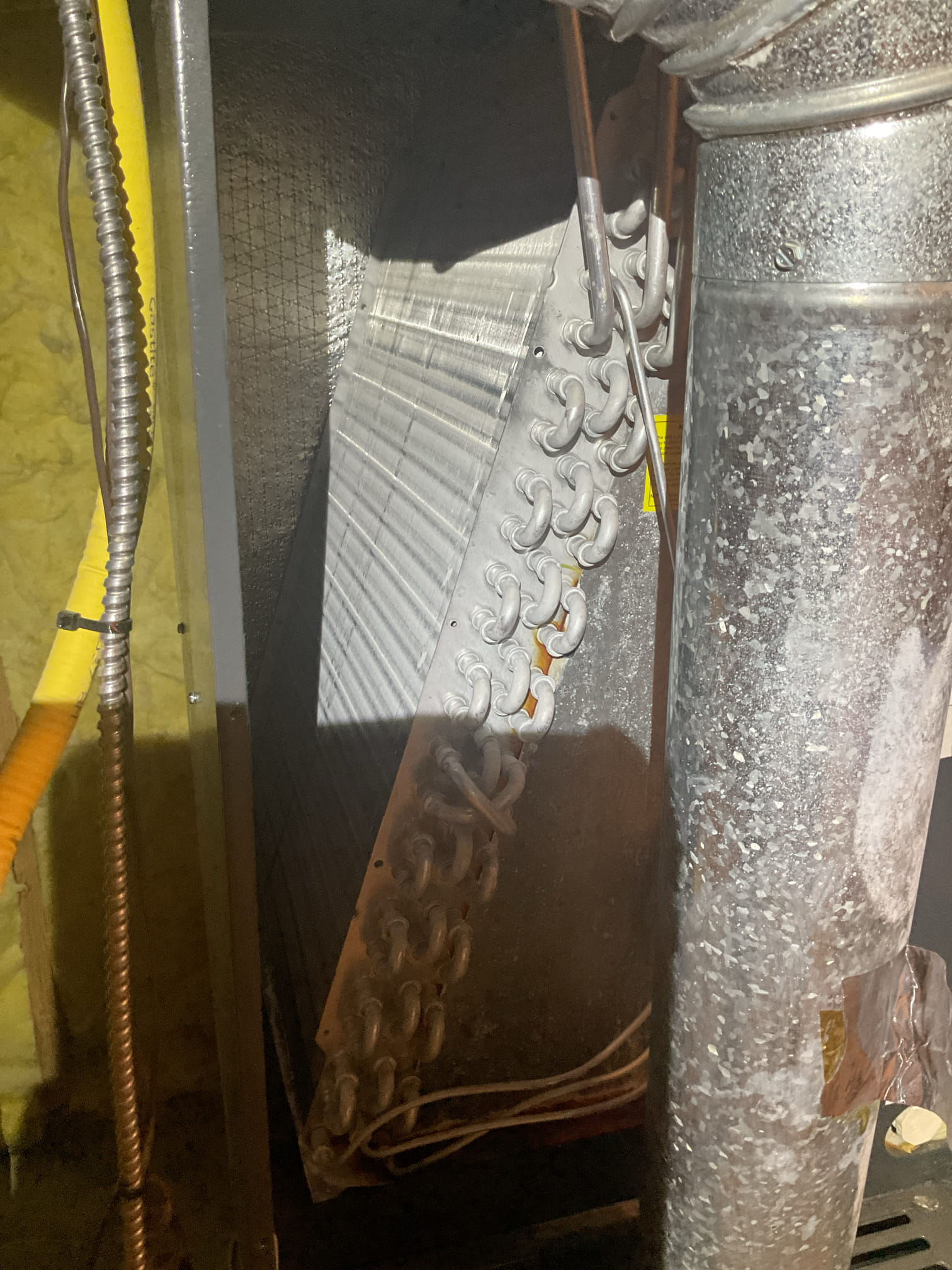5/17/26 Dan 

I arrived to the customers home for a odor when she runs the AC. I inspected the indoor coil found no oil residue or refrigerant leaks. I checked my outdoor pressures found good I had great sub cool and superheat. I inspected the return duct the filter and the base of the cabinet. I did recommend to the customer to do a nontoxic chemical clean on the indoor coil. I left a price in estimates for cleaning the indoor coil and I left a price for UV lamp installation to mount over top of the indoor coil. She will reach out to the office on Monday after she talks to her boyfriend. I collected for my diagnostics for today total due is $158.61 paid by credit card. 

I left an estimate for an indoor coil cleaning non toxic and smell type chemical, cost 436.18

I left a estimate for a uv light installation cost $706.35 

She will review with her boyfriend and get back to us . 

