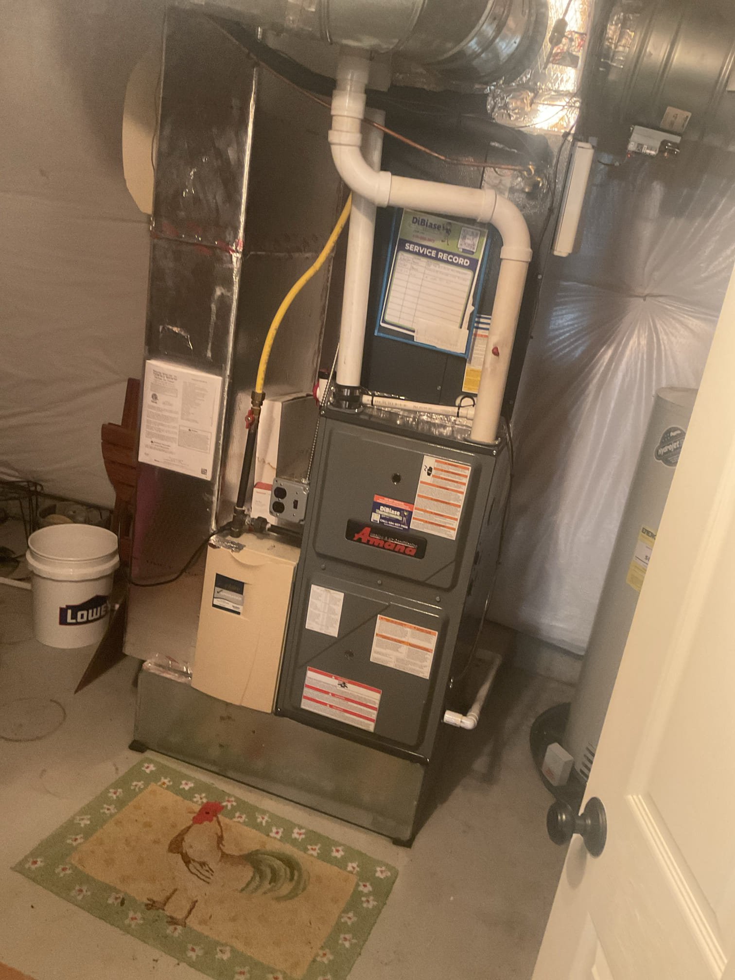 Luis 5-18-26 customer called in for some rooms getting colder than others ac seems to cool fine. Outside weather 88 degrees. System is zone basement and first floor. First floor controls fielder floor and second floor. All registers are open and blowing cold air. Thermostat location is on first floor and usually set to 74 degrees. Second floor will be usually warmer. If customer want more even temperature they will need to lower temperature in first floor thermostat. I also performed ac inspection during today’s visit. I replaced air filter. 413. Flush drain check airflows. Supply and return air temps. Check all electrical connections and components low and high, check outdoor unit electrical components and refrigerant levels. I noticed capacitor is resist very low on resistance, I provided estimate to replace capacitor, customer approved 
Replacement of capacitor warranty part test operation after repairs ok 
During today’s visit I noticed black marks on water heater (soot) probably f