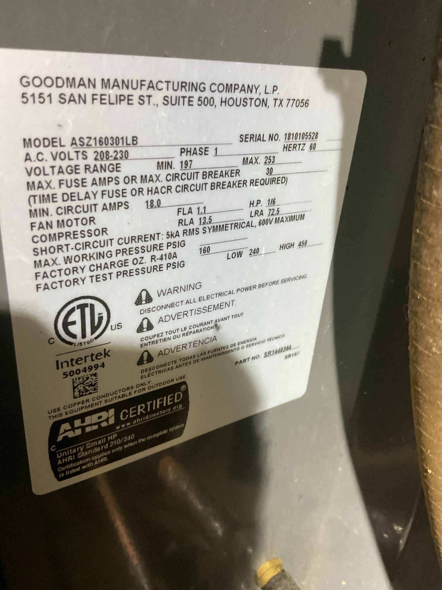 Arrived for no cooling
Equipment is 2.5 Ton HP with 10KW electric heat kit. Installed 6/5/2019 for a different homeowner

-Replaced 16x20x1 MERV 8 filter provided by homeowner.
-Made demand for cooling from thermostat. At this point no operation from outdoor equipment 
-Found 4 red flash at core sense diagnostic module. 
-Used meter to confirm failed capacitor is cause of issue. Capacitor was reading 0 uF. 

Offered to replace dual run capacitor AND install SPP6 start assist. I explained that the start assist is an additional relay and capacitor that will reduce energy required to get compressor started and overcome starting torque/resistance. Will reduce inrush current.

Homeowner agreed.-
-Installed SPP6 start assist and replaced failed 35/5 uF capacitor 
- tested system. Refrigerant diagnostics good
-temperature split 57-78=21° Good
- Brushed out EZ trap and tested pump

System operating well at this time. Please Allow for a couple hours of operation to get the heat out of the house