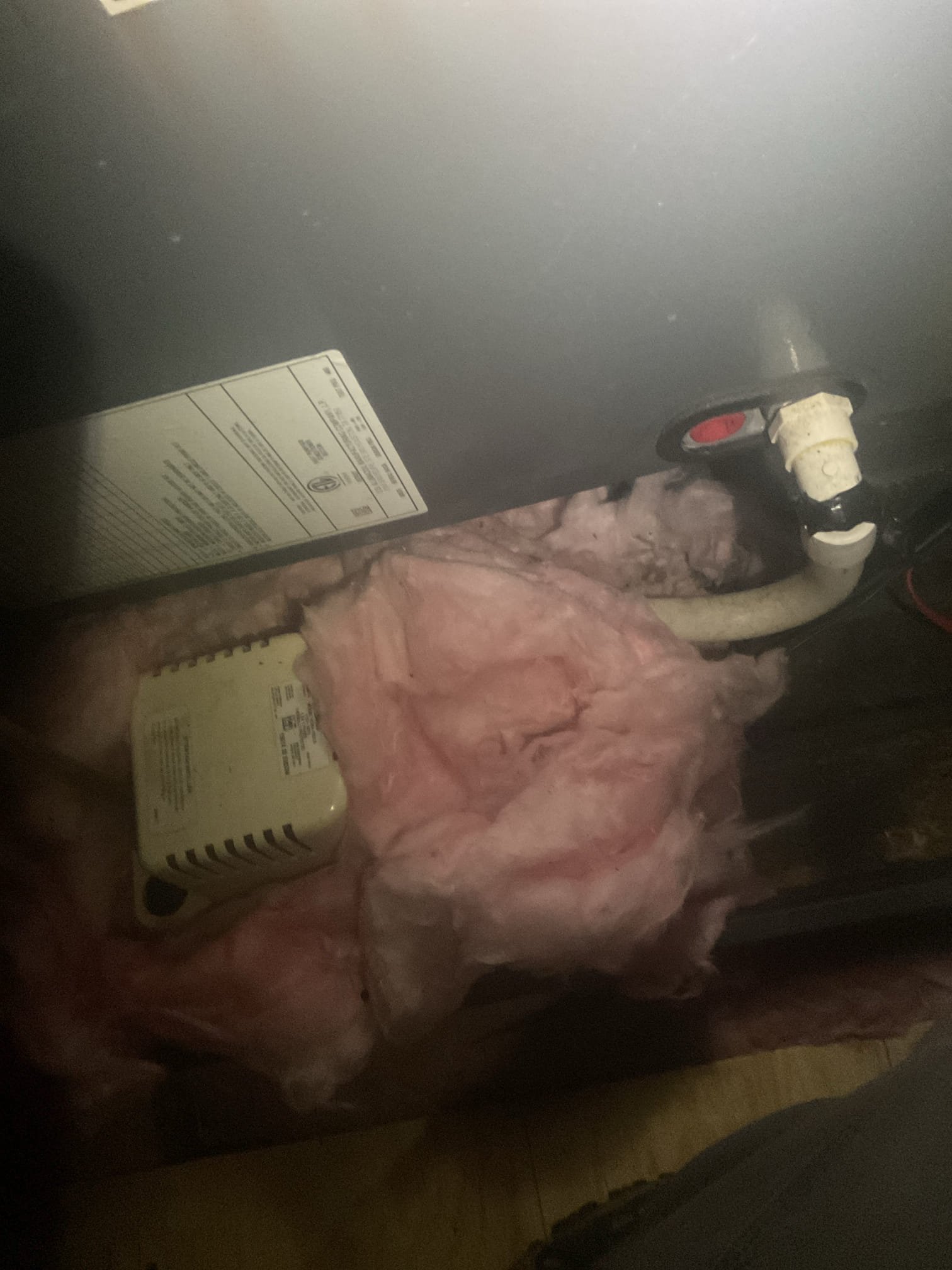 Luis 5-19-26 
Performed tune up on 2 ton Amana heat pump attic air handler, test and check drain system, clear trap and test pump ok. Check indoor coil and blower. Check supply and return air temperature. Replace 20x25x1 filter Check outdoor unit refrigerant levels ok. All electrical components within range, unit is 10 year old. System currently operational but nearing end of normal life expectancy. Due to age, replacement of system should be considered in near future.