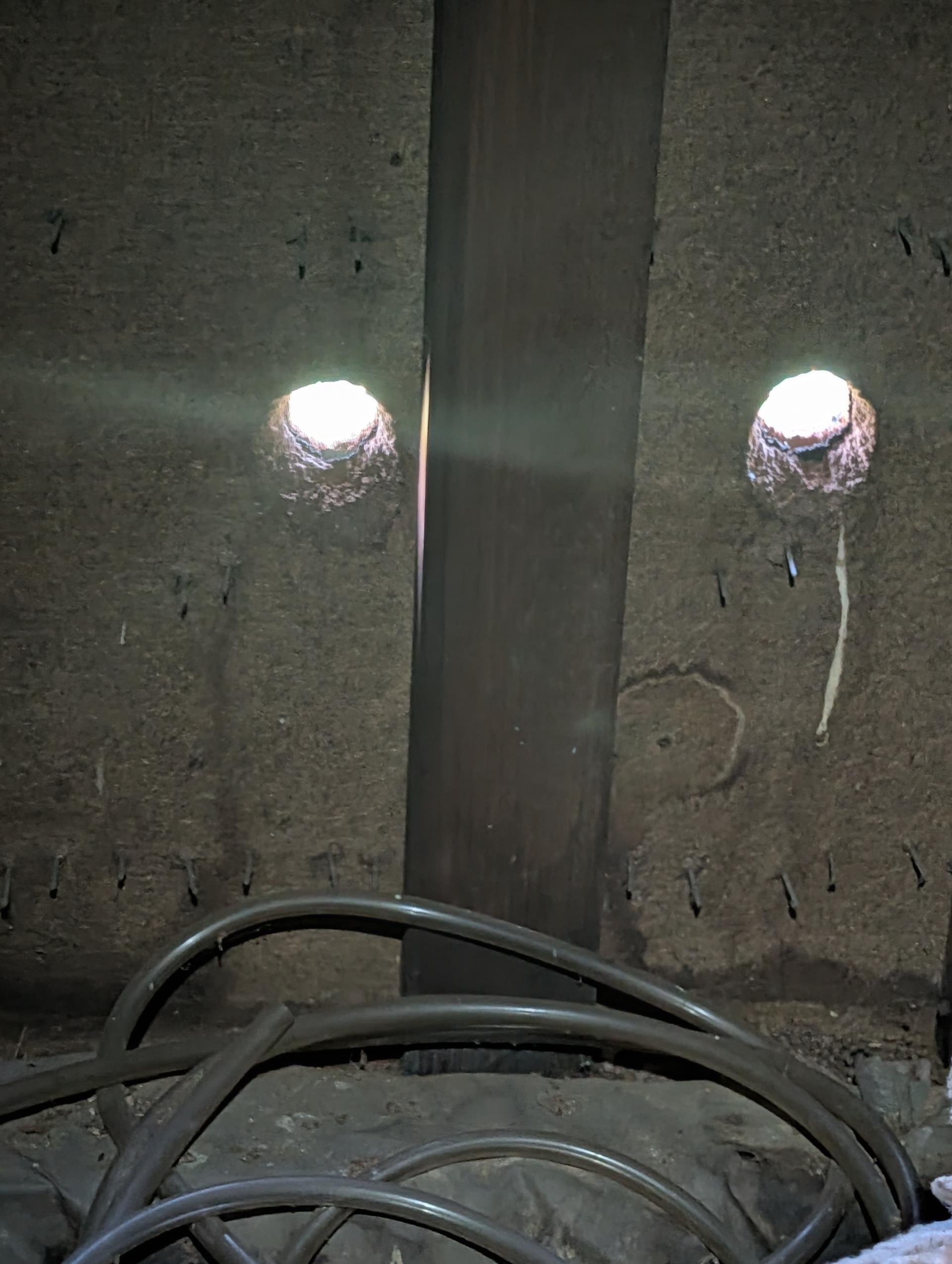 Water had made its way to ceiling below from 3rd Fl air handler 
Condensate pump safety open.
Wet switch was ok.

Replaced all filters 20x24x1 and (2) 16x20x1

Clogged vinyl tubing. I replaced with new going to original location which is 2/8” copper tubing that runs outside one side of the house.
Original vinyl tubing was ran inside 3/4” PVC which was not glued. 
I cannot positively identify where the drin tube terminates. Mrs. Rounds did mention that they see the water dripping fro, one of the windows normally. I need to ask her where she sees the water.
Tested pump several times as well as drain pan. No water leaks. 

Found one of the first floor systems locked out on 04 locked rotor. Needs a hard start kit. 
Linesets are very long. 
Installed hard start kit at each of the (2) 2 Ton units. 

All systems working at this time.
Checked temperature splits.


