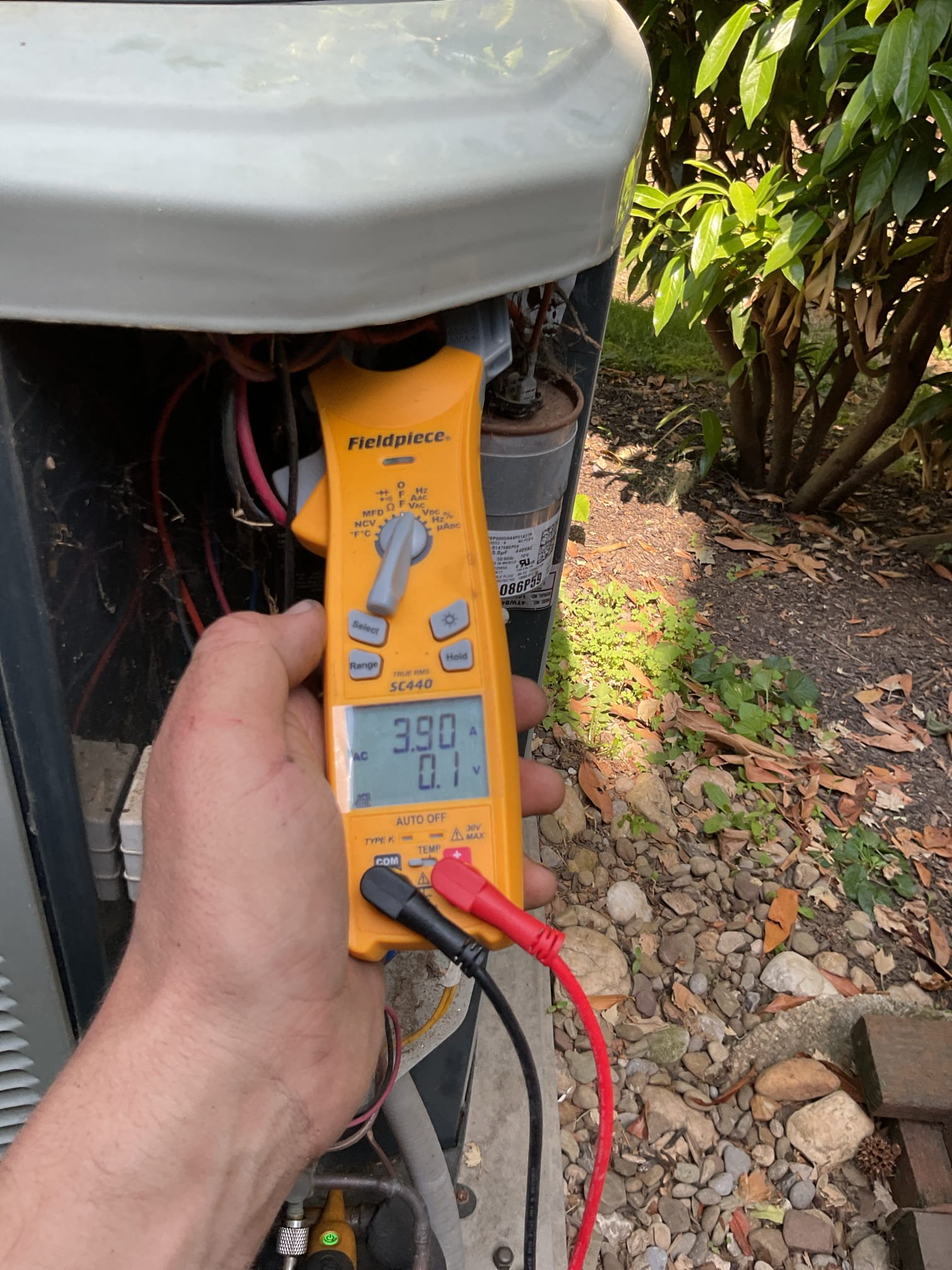 No cooling:
Equipment is heat pump/Air handler with electric auxiliary. Installed January 2015, 11 years old. 

Found failed blower capacitor and dirty filter. 16x20x1. Replaced filter provided by homeowner
 
Offered to replace capacitor and test system. Also discussed plan membership at the same time. Homeowner agreed.
Also determined that the NEST thermostat contacts were 
-Replaced failed 10uF blower capacitor 
-Installed Honeywell S1200 Thermostat configured for heat pump with electric auxiliary. Lockout electric auxiliary heat 40°F outdoor temperature and above.
Connected to WiFi and app. 

Made recommendations and estimates for surge protection and water safeties.

Afterwards tested system operations: Ok

System is 11 years old which is considered beyond replacement age. Consultations for new system quotes are free from Dibiase

