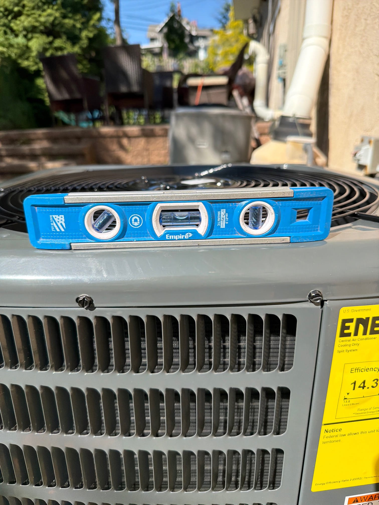 Disconnected, removed and disposed of exisitng outdoor unit and coil.  Installed new coil and outdoor unit.  Installed new disconnect box and wiring to unit.  Completed all mechanical and electrical connections to the unit.  Pressure tested, evacuated and charged system and tested operation.