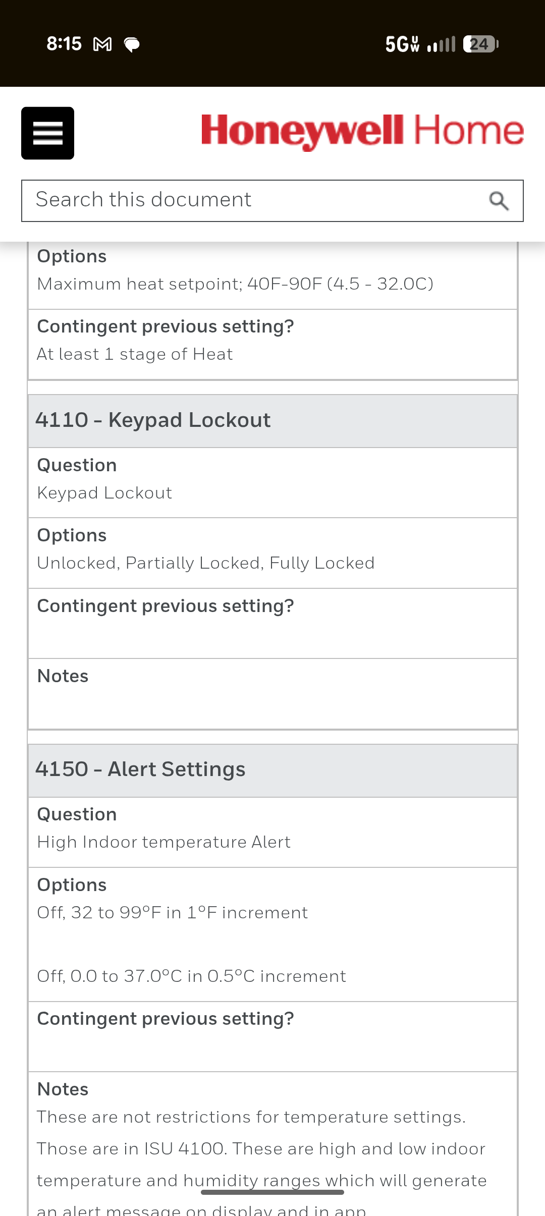 This job was created to make email estimates for Williamson Alumni Hall main classroom thermostat upgrade. Current thermostat is outdated mercury bulb type. 

They wanted options that would allow for keypad lockout to prevent students from changing setpoints e.t.c

Provided (2) options:
1. Honeywell S1200 Smart thermostat. Can be connected to WiFi and First Alert app and controlled remotely AS WELL AS keypad lockout. The advantage here is being able to monitor the equipment and its performance remotely. 

Or

2. FocusPro non-WiFi thermostat that does have keypad lockout capability
 