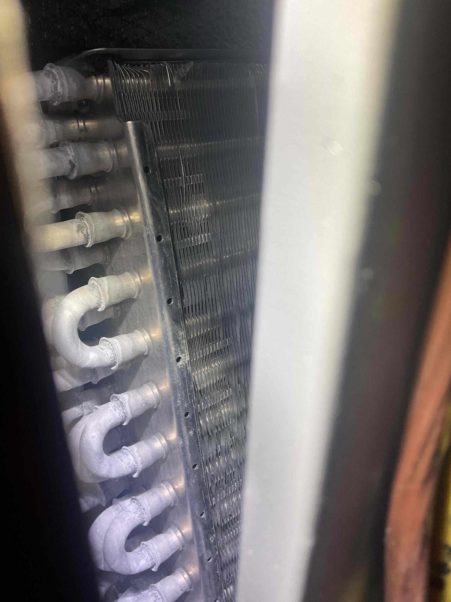 I arrived to the customers home to service their 2 yr old bosch a/c system . I checked the wiring connections and the voltages . I checked and replaced the indoor air filter , the filter size is 20x20x1 . I Inspected the indoor coil and tested the primary drain pan and cleared and tested the water drains and traps if applicable. I Took indoor temp splits at the return and the supply  and checked the blower motor condition and operation. I looked  at the outdoor unit wiring connections and voltages . I inspected  the outdoor components and checked my unit pressures by using super heat sub cool method.  System in good operating condition at this time. 

I l left estimate for a dynamic air cleaner, 20x20x1. Customers will review their estimates once sent over.