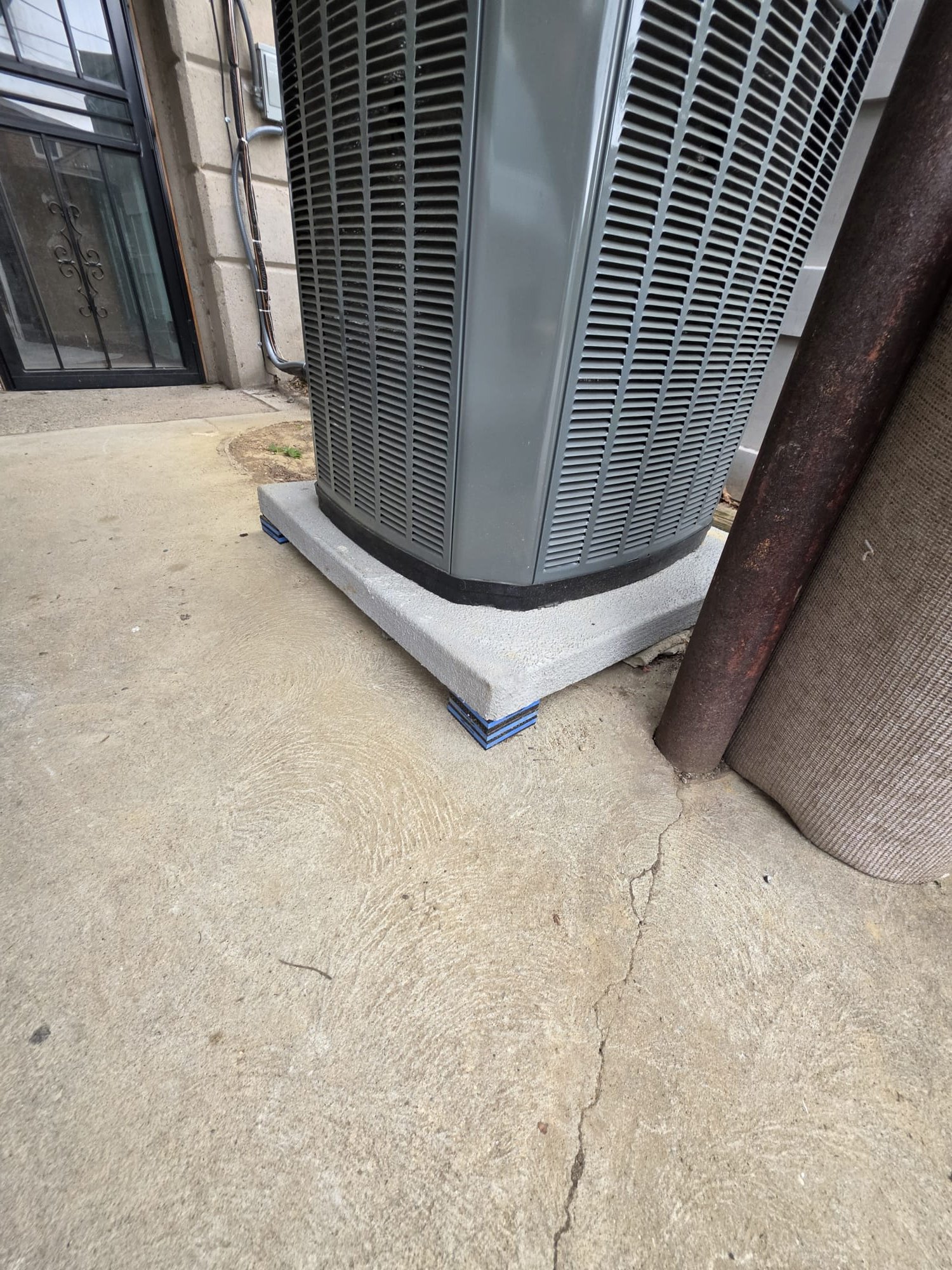 Reviewed equipment with Michelle to inspect installation.  Installation looks professional and there were no issues.  Found air filter to be getting dirty, informed Michelle to replace 16x25x1 filter as soon as possible.  Tested system in ac mode and measured system charge and tested all components operation.  Measured supply air temp.  Michelle said 2nd floor is hotter than the first floor and this was a problem before the installation.  Inspected ductwork and found 2 return grills on the second floor that were abandoned when a wall was removed in the kitchen.  There are currently no return air ducts on the second floor and this is why it is hotter.  Found a path in dining room corner that aligns with 2nd floor bedroom and mechanical room where a return can go.  Michelle will weight out the cost of getting a contractor to put in a soffit.  Inspected wiring that was completed by electrician.  Taped connections at outdoor unit and reinserted surge protector wiring into the disconnect te