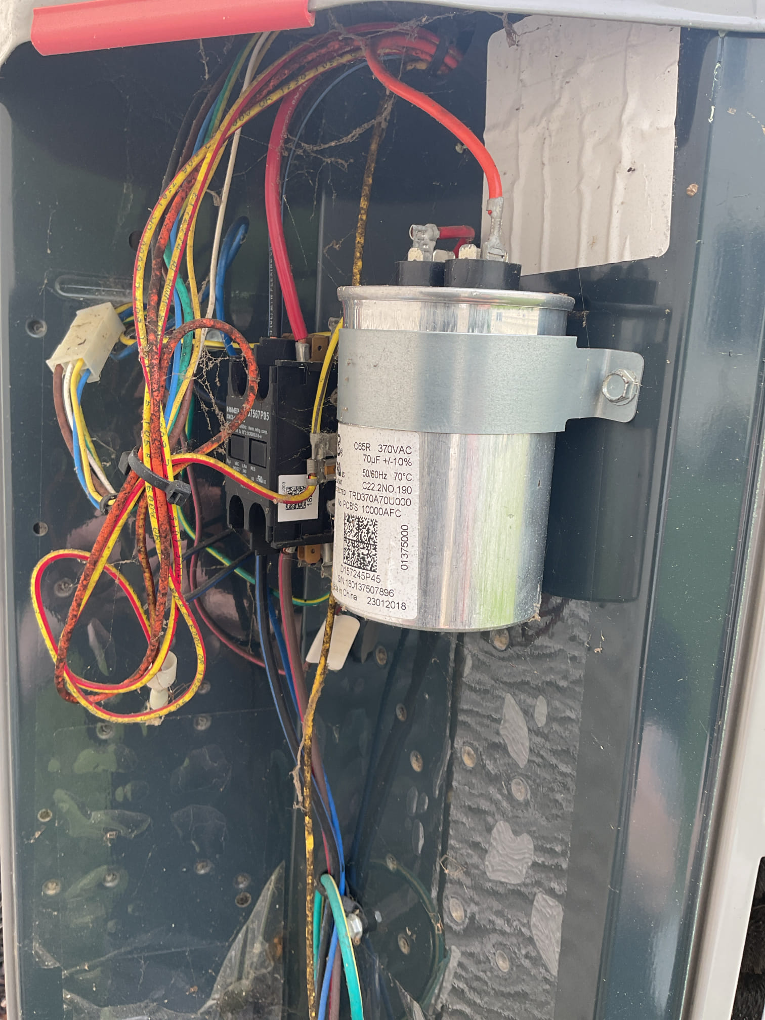 I arrived to the customers home to service their 7 yr old American standard a/c system . I checked the wiring connections and the voltages . I checked and replaced the indoor air filter , the filter size is 16x25x1. I Inspected the indoor coil and tested the primary drain pan and cleared and tested the water drains and traps if applicable. I Took indoor temp splits at the return and the supply  and checked the blower motor condition and operation. I looked  at the outdoor unit wiring connections and voltages . I inspected  the outdoor components and checked my unit pressures by using super heat sub cool method.  System in good operating condition at this time. 
