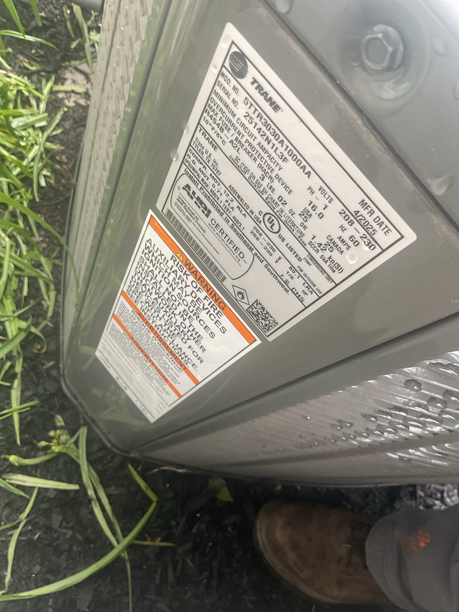 Luis 5-27-26
Performed ac tune up on high velocity system from 2025. Check indoor unit electrical connections and components. Flush drain test pump and water safeties ok. Check coils and blower ok check outdoor unit electrical connections and refrigerant levels ok. Cycle ac unit ok. System is working properly at the time of service, filter grill was not closing properly, I used cable tie to make good connection so grill doesn’t move. New filter was also installed. 
