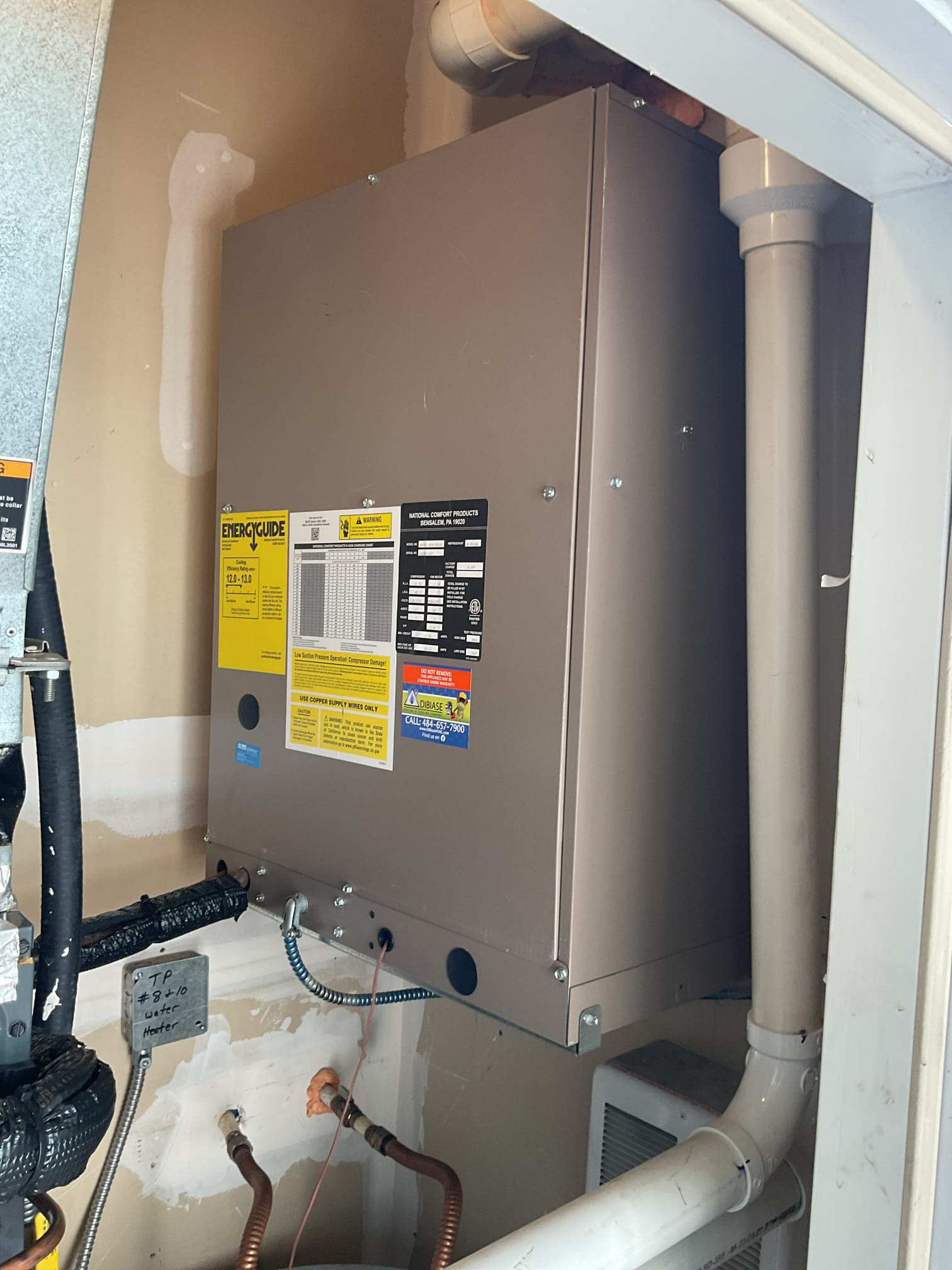 Luis 5-26-26 
Customer called in for no cooling, found system off upon arrival. Test system operation from thermostat, indoor fan works. No outdoor compressor. Found breaker 25 double pole tripped. Reset breaker and tripped immediately. Check high voltage wiring and components, found compressor shorted to ground. I provided estimate for repairs. We will check with manufacturer see if they will provide compressor. I provided estimate for warranty and non warranty repair.  System is down. 
