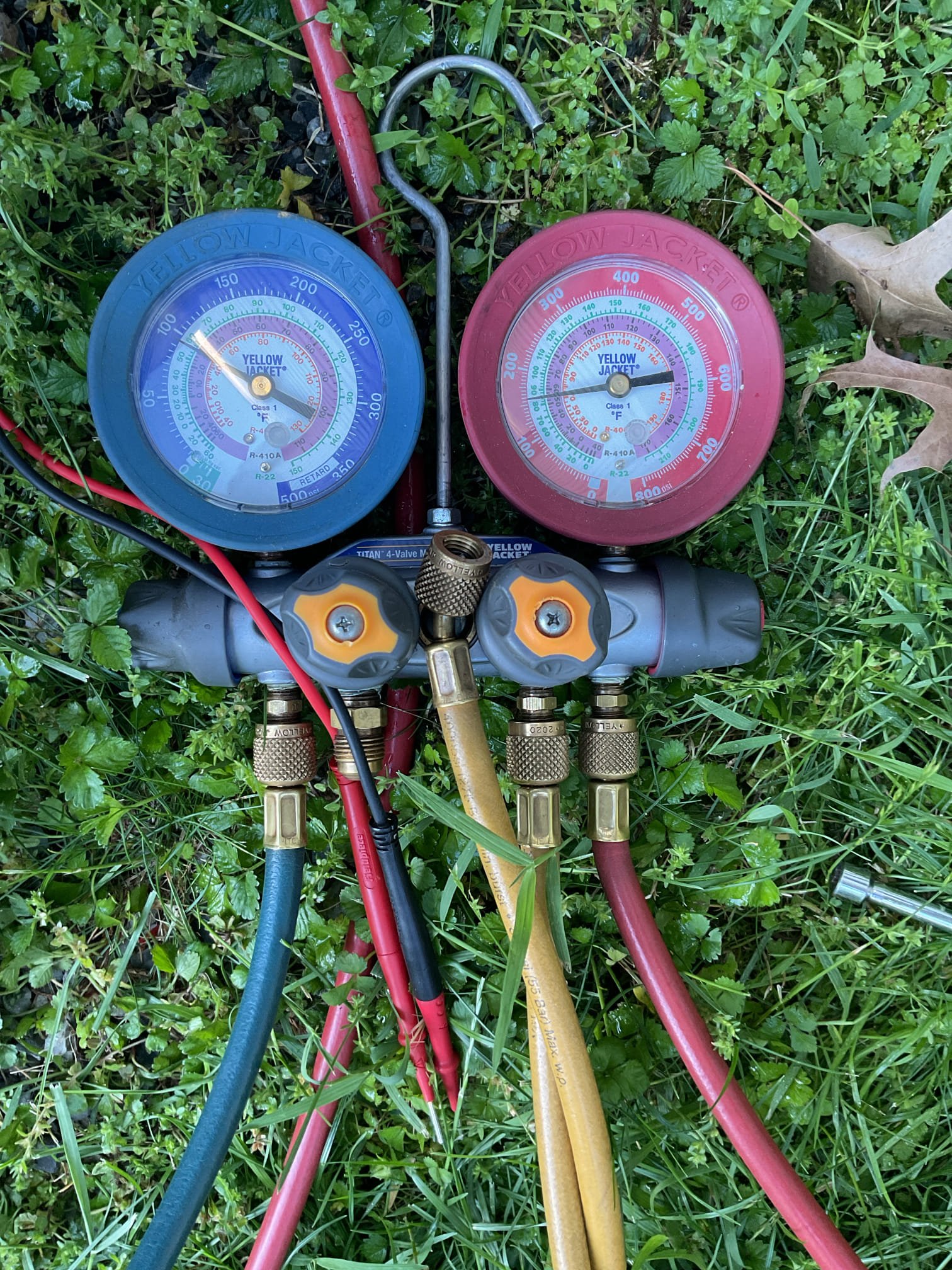 Came out to the customers home to look at their AC. Customer had said it was short cycling. I checked out the indoor unit first coil looks ok filter was dirty,  I replaced it, and the blower runs fine. Got to the outdoor unit found pressures were very low, but my compressor was very high like it almost wasn’t pumping right possibly could’ve been indoor but I could smell acids into my refrigerant lines. Outdoor unit is contaminated it is 8 years old. I did sit down with customer and we agreed to have an estimate scheduled for a new system. It’s not worth fixing the system , will still have multiple issues . I collected for my diagnostic. The customer is scheduled tomorrow at 9:00 am for an estimate on the a/c . 