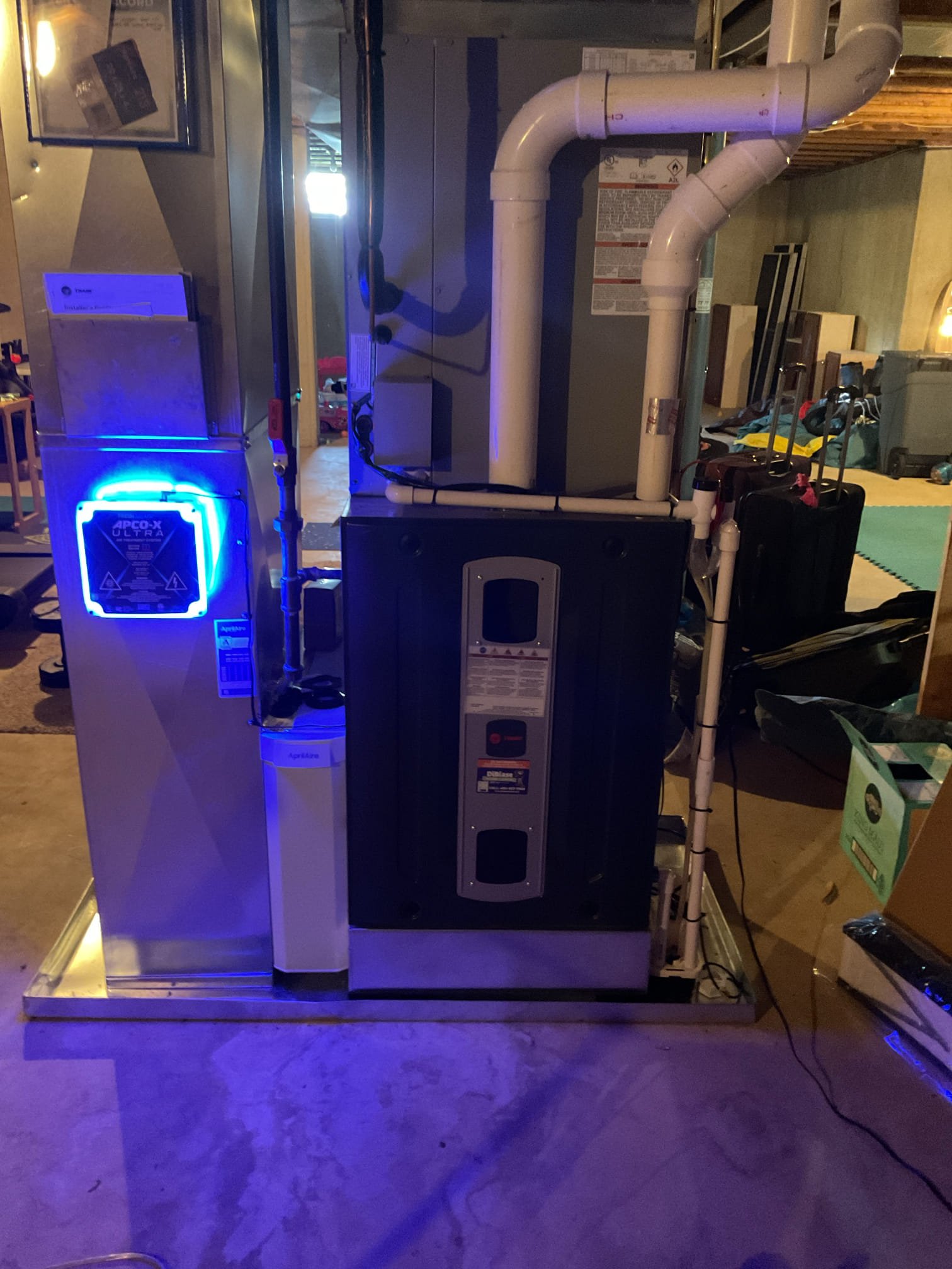 5/29/26 Dan 

I arrived to the customers home to service their 1 yr old Trane a/c system . I checked the wiring connections and the voltages . I checked and replaced the indoor air filter , the filter size is AA 213 (supplied) I Inspected the indoor coil and tested the primary drain pan and cleared and tested the water drains and traps if applicable. I Took indoor temp splits at the return and the supply  and checked the blower motor condition and operation. I looked  at the outdoor unit wiring connections and voltages . I inspected  the outdoor components and checked my unit pressures by using super heat sub cool method.  System in good operating condition at this time. 
