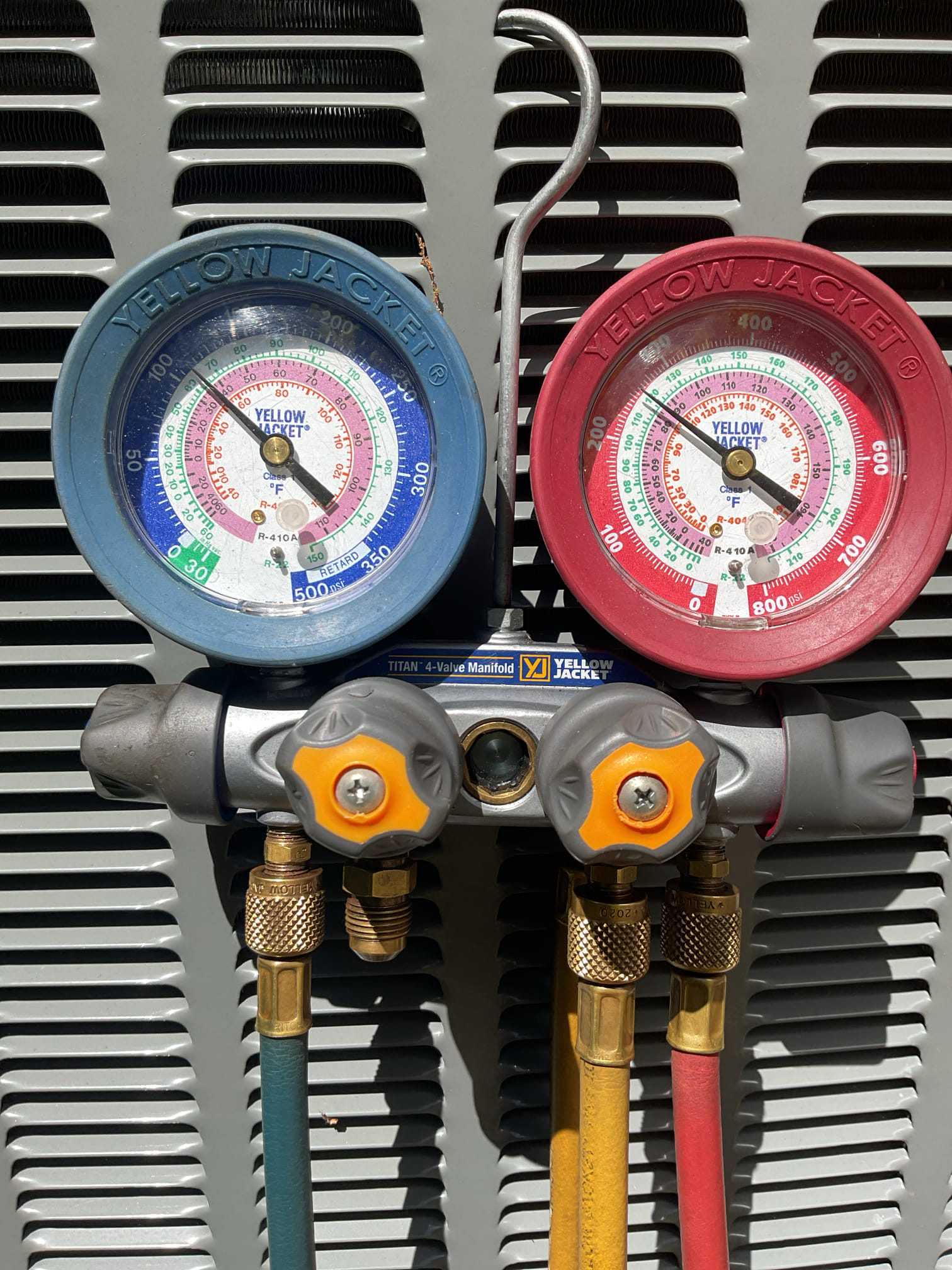 5/29/26 Dan 

I arrived to the customers home to service their 3 yr old Amana a/c system . I checked the wiring connections and the voltages . I checked and replaced the indoor air filter , the filter size is 18x20x1. I Inspected the indoor coil and tested the primary drain pan and cleared and tested the water drains and traps if applicable. I Took indoor temp splits at the return and the supply  and checked the blower motor condition and operation. I looked  at the outdoor unit wiring connections and voltages . I inspected  the outdoor components and checked my unit pressures by using super heat sub cool method.  System in good operating condition at this time. 
Collected for $399.00 renewal service contract for oil / a/c plan . Paid by cc 