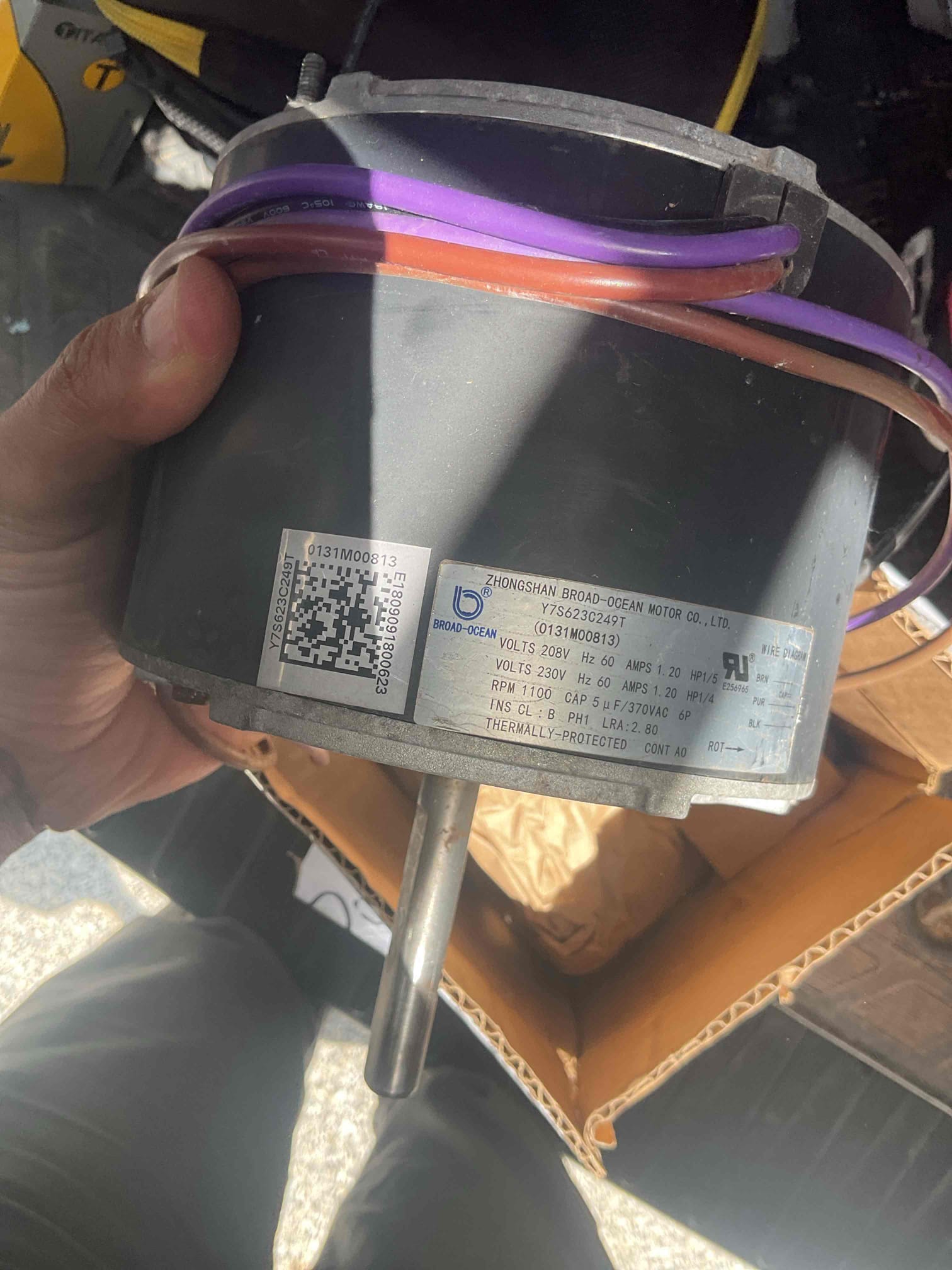 • Replace weak dual capacitor under part warranty (assists outdoor motors in starting and running efficiently).
• Replace condenser fan motor under part warranty (dispels heat from outdoor refrigerant coil). 

Luis 6-2-26 test system operation after repairs ok cycle unit ok 