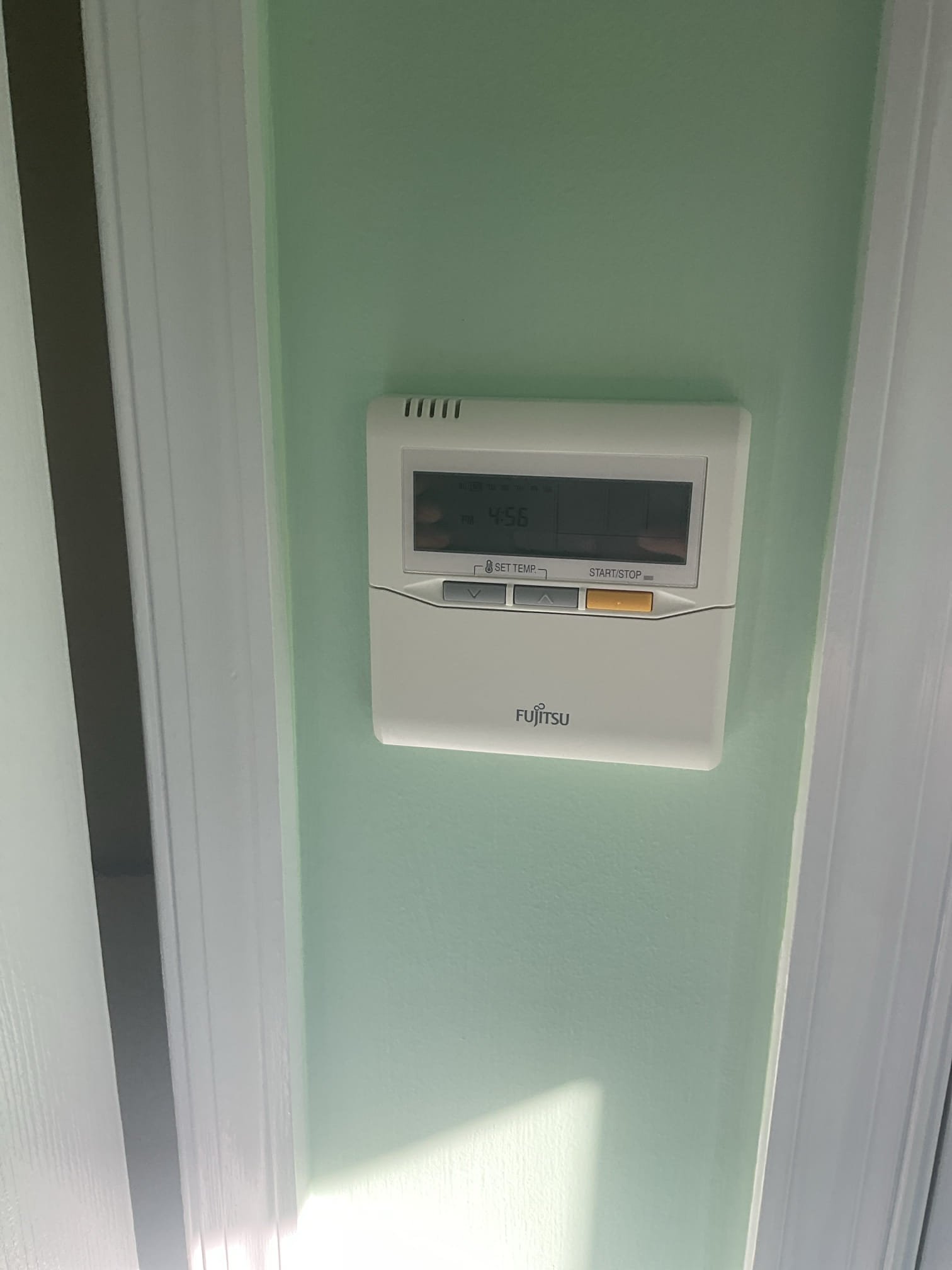 6/3/26. Fully assessed no cooling situation on 2020 Fujitsu mini split heat pump system. Found system no cooling at all. Found indoor unit and outdoor unit ruining. Pressure was 25 psi. Homeowner wanted to complete a leak search on the system. Pumped up with 425 psi nitrogen. Found fittings leaking about 15 feet up on the indoor unit connections, had to take out middle fence post to lock in ladder to not fall down the hill. Oil everywhere. Priced out repair for (2) guys to make the connections inside and remove linset and indoor head and re install. This repair came out to around $4000.00 . Recommend to that the repair is not the best option due to further issues that could happen. Recommend replacing with a system with a good warranty, set up appointment to have someone come out today to price out replacement. 