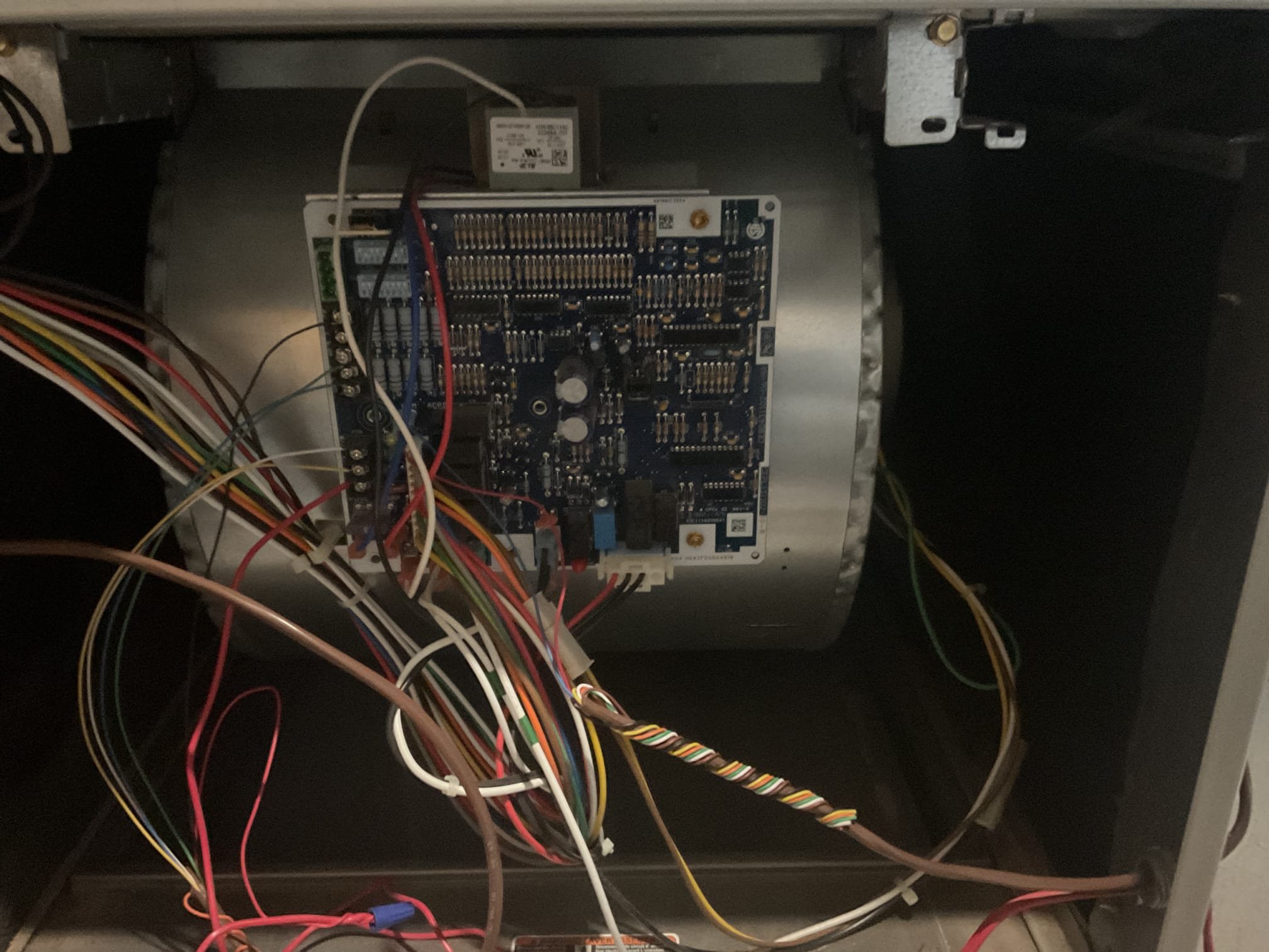 6/4/26 performed precision a/c tune up on 2019 carrier a/c. Replaced 20x25x4 air filter, provided by homeowner. Checked all electrical connections and components. Flush condensation drain with water. Recommend installing an ez trap with a float switch to protect from water damage. Checked temperature split. Tested outdoor capacitor. Also found no surge protection for inside control board an ecm motor. Provided estimate to install. Checked refrigerant pressures and temperatures. A/c is working at time of service. 