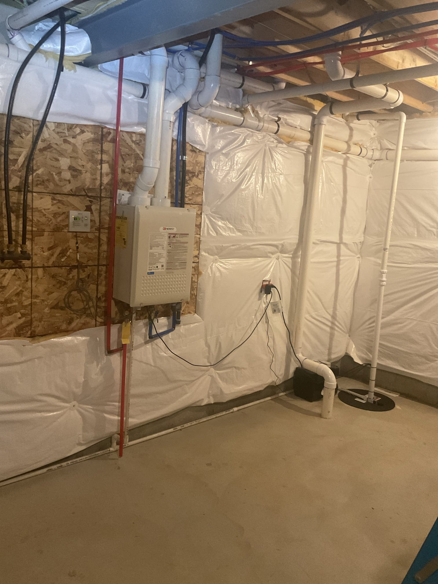 6-4-26 Luis performed quality assurance on recently installed gas heater 
Corrected low voltage wiring for wet switch and gas piping. Test operation both zones. Two zone system first and basement zone. Heater is working within manufacture specifications. I emailed estimate for air cleaner 