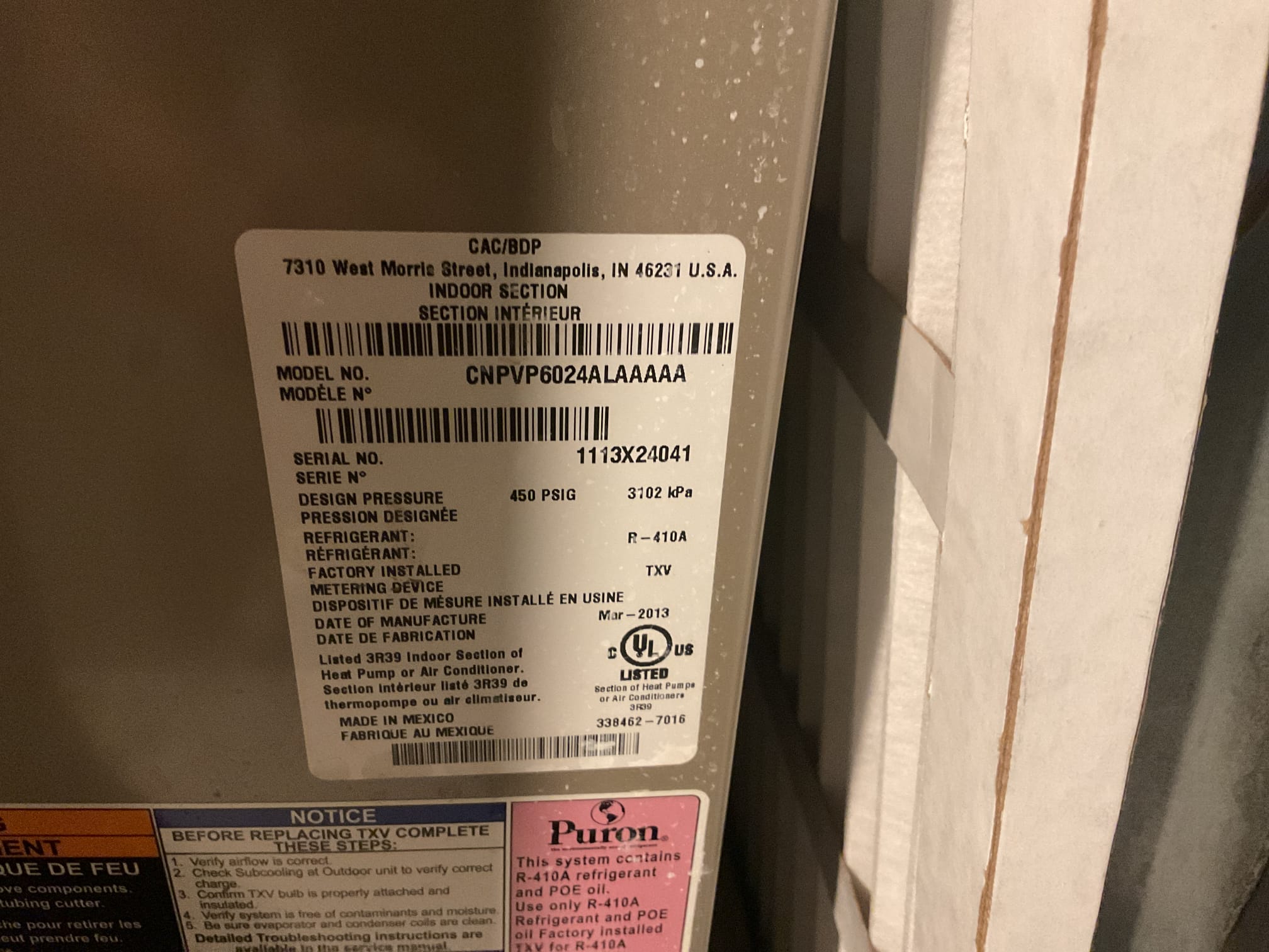 6/5/26 performed precision a/c tune up on 2013 Bryant a/c system. Replaced 16x20x1 air filter. Checked all electrical connections and components. Flushed condensation drain. Found no surge protection for furnace circuit board or Ecm blower motor, provided estimate. Checked temperature split. Tested outdoor capacitor. Checked refrigerant pressures and temperatures. System is 13 years old would recommend getting a replacement quote. A/c is working at time of service. 