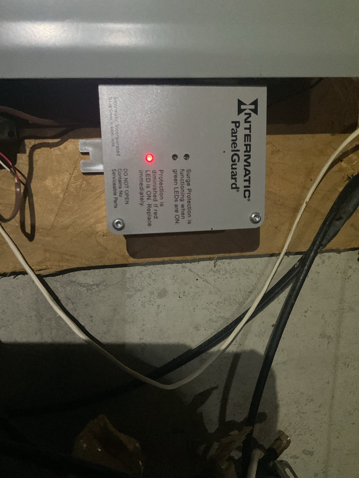 I arrived to look at a newly installed a/c systems. Customer also had said he gas a lot of switches not working. I found his main panel has a failed surged protection. 
Found both indoor boards with no display . I have 121 volts coming into the unit. I have 24 volts on the transformer, but no display. Also main breaker panel has a failed surged panel protection.  I believe we will be coming back control boards Saturday to see if we can get the units back up and running still might be more potential issues due to the surge. 