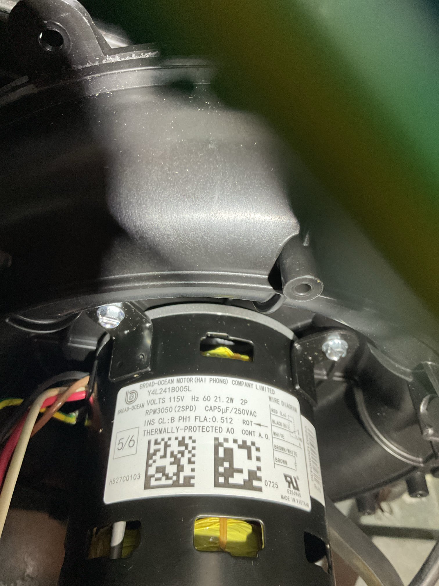 Replaced furnace inducer motor includes, disassembly and reinstalling propane pressure switch, new gaskets. 
Tested system in heating afterwards: Good
Combustion test: pass

Completed AC tune up for 3.5 Ton Amana AC system
Equipment is propane furnace/AC dates to 2017, 9 years old. 

Replaced 16x25x1 filter; was fairly dirty, recommend replacing every 2-3 months,
Indoor and outdoor coils in good condition 
Inspected wiring, controls, electric motors and components; left estimates for surge protectors 
Measured temperature split and static pressure 
Inspected drains; recommend EZ trap (AC drain trap with overfill protection switch) provided email estimate
Checked integrity of compressor motor (mega ohm test)

Assessed refrigerant charge checked pressures. 

AC system operating well at this time. 

Homeowners paid balance for invoice today, 