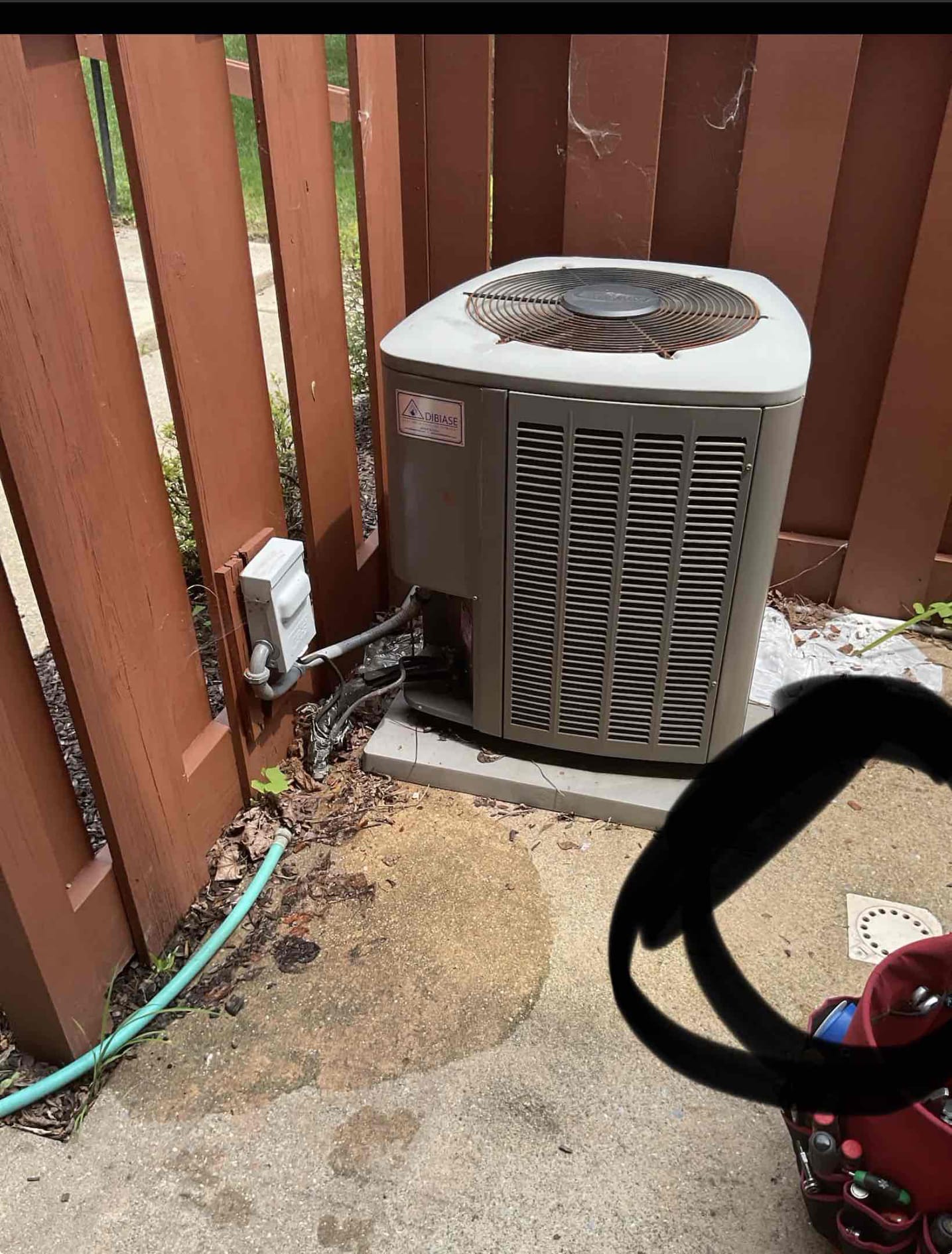 Luis 6-8-26 
Performed quality assurance on recently installed system. Tenant stated unit was not functioning properly. Found thermostat set to col 74 room temp 76 indoor running but no outdoor. Heat pump showing HP high pressure or low pressure event. Check air flow settings ok set for 2 ton system. Blower and air filter ok. Check outdoor unit fan motor and coil ok. Monitor refrigeration numbers ok. Found no reason for unit to tripped on low/high pressure switch. I performed performed quality assurance during today’s visit. 
