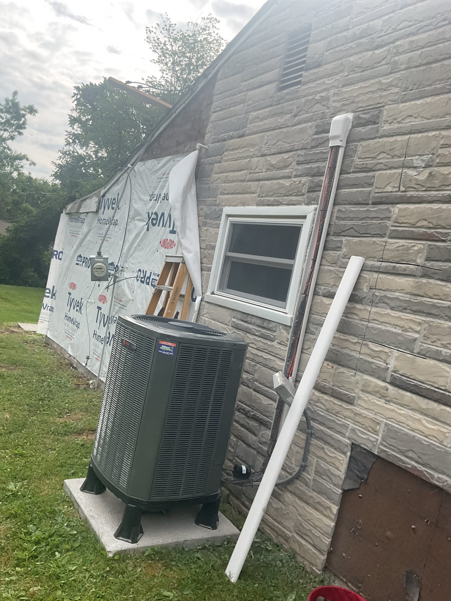 Luis 6-10-26

Perform ac inspection on a trane inverter heat pump customer just replace both filters check attic system flush and test condensation drain line test ez trap OK check airflows supply and return air, check outdoor unit refrigerant pressures  and electrical, used inverter board to check system operation ok,  System is working properly. Customer is having new siding done, contractor will put back disconnect to wall. 