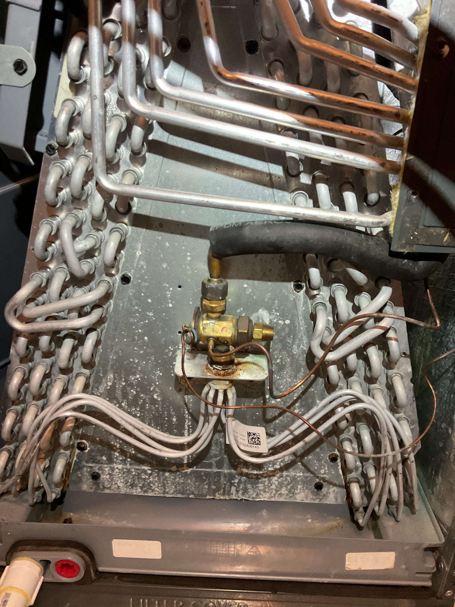 Completed AC tune up for 3 Ton Amana heat pump system.
System was installed by Dibiase 2/22/19

Replaced 20x20x1 filter
Indoor and outdoor coils in good condition 
Inspected wiring, controls, electric motors and components; equipment has surge protection
Measured temperature split and static pressure 
Inspected drains; cleared EZ trap, cleaned and tested condensate pump. 
Checked integrity of compressor motor (mega ohm test)

Assessed refrigerant charge checked pressures. Good

AC system operating well at this time. 
