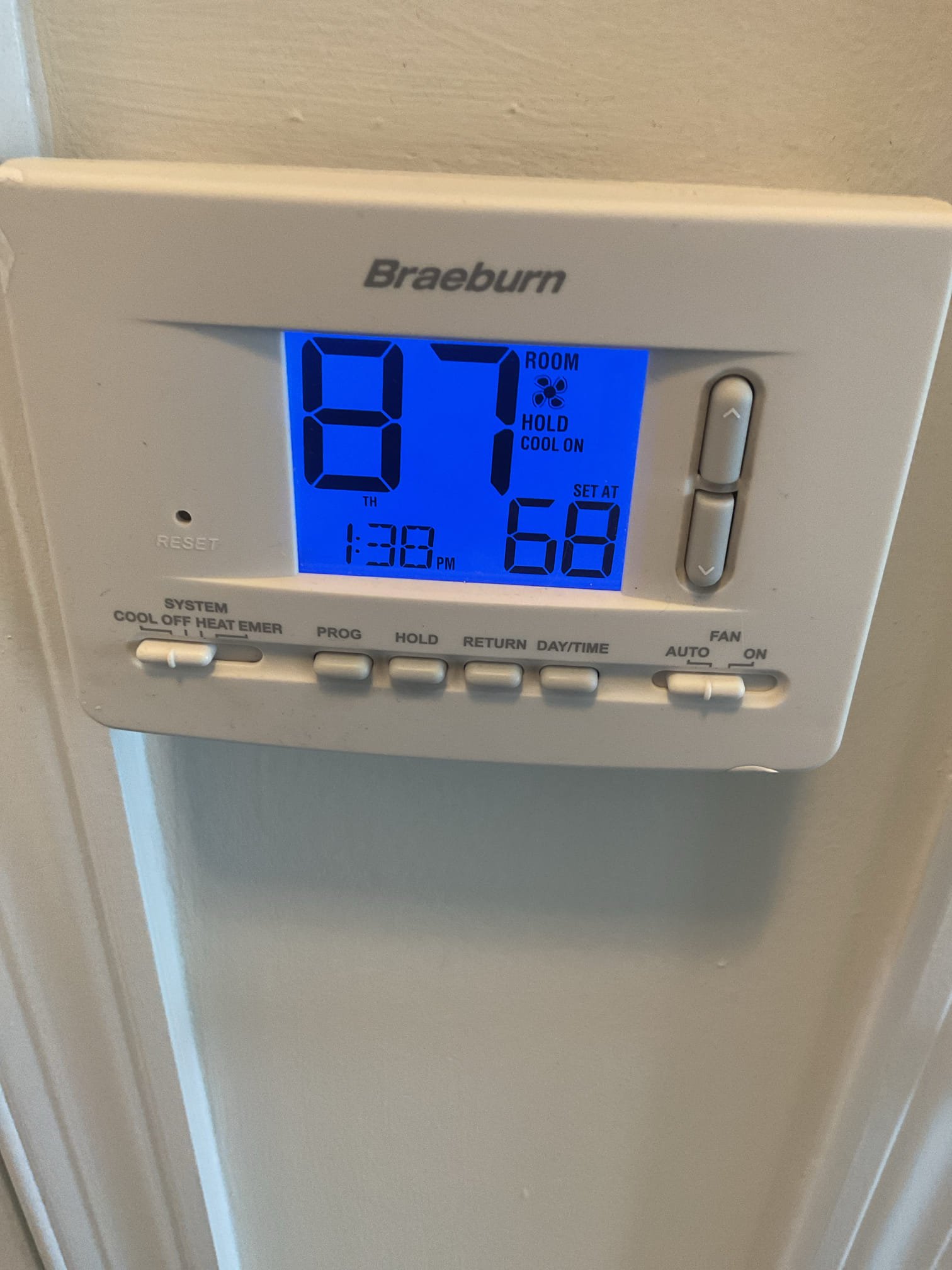 6/11/26. Fully assessed no cooling situation on 2016 Rudd heat pump system. Found indoor unit running but not outside heat pump. Found no power at contacter. Found 30 amp breaker tripped inside. Tried to reset instantly tripped. Pulled leads off that go to compressor and found with a meter and with. Megometer that the compressor was electrically grounded. Will provide estimate to replace compressor with indoor txv. Also at this point do not know if the system is low on charge. Would highly recommend replacing heat pump system due to the risk of this repair. 