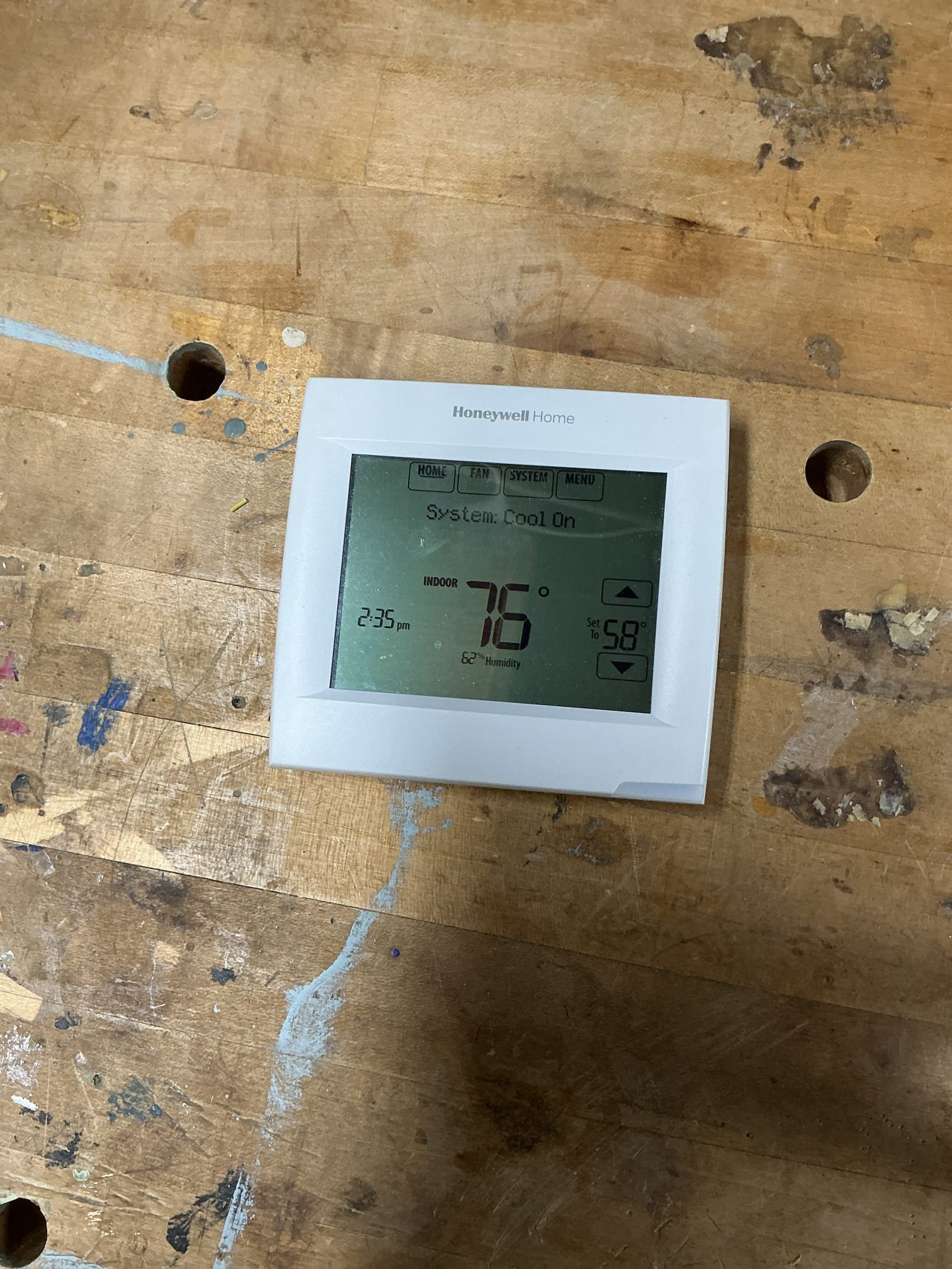 New Ac /ah installed , new return drop,  new supply plenum , drain to pit, flushed lineset & reused stat, tested operation, and collected check