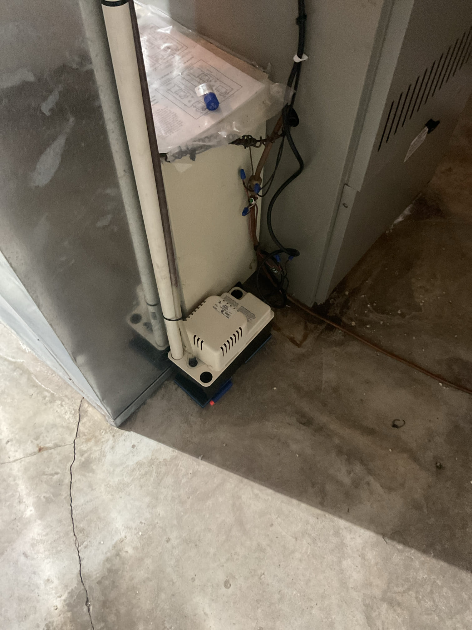 I arrived to the customers home to service their 3 yr old Amana a/c system . I checked the wiring connections and the voltages . I checked and replaced the indoor air filter , the filter size is a 201. I Inspected the indoor coil and tested the primary drain pan and cleared and tested the water drains and traps if applicable. I Took indoor temp splits at the return and the supply  and checked the blower motor condition and operation. I looked  at the outdoor unit wiring connections and voltages . I inspected  the outdoor components and checked my unit pressures by using super heat sub cool method.  System in good operating condition at this time. I collected for service agreement renewal and for the air filter replacement 201. Total due is $497.31 Paid by cc. 
