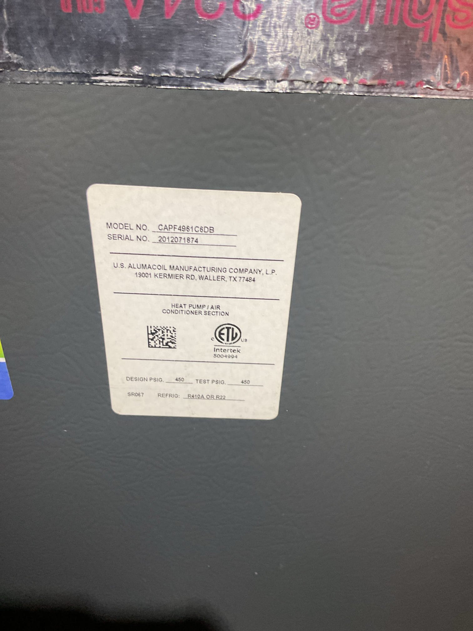 Completed AC tune up for 4 Ton Amana AC system.
Equipment is 100,000 BTU propane furnace with 4 Ton AC installed 1/5/21 5 years old. 

Replaced 16x25x1 filter
Indoor and outdoor coils in good condition 
Inspected wiring, controls, electric motors and components; 
Measured temperature split and static pressure 
Inspected drains; cleared EZ trap, tested pump; added treatment tabs to drain. Recommend wet switch; water safety that will shut equipment down if water is detected on floors near indoor equipment. Provided estimate
 
Checked integrity of compressor motor (mega ohm test)

Assessed refrigerant charge checked pressures. Good

AC system operating well at this time. 

Homeowner renewed plan membership today. 