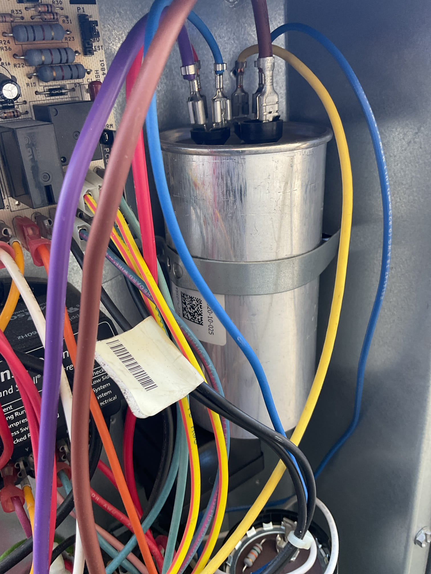 6/16/26 Dan 

I arrived to the customers home to service their 4 yr old Amana a/c system . I checked the wiring connections and the voltages . I checked and replaced the indoor air filter , the filter size is 20x20x1. I Inspected the indoor coil and tested the primary drain pan and cleared and tested the water drains and traps if applicable. I Took indoor temp splits at the return and the supply  and checked the blower motor condition and operation. I looked  at the outdoor unit wiring connections and voltages . I inspected  the outdoor components and checked my unit pressures by using super heat sub cool method.  System in good operating condition at this time. 

I collected for $189.00 service contract renewal paid by cc. 
