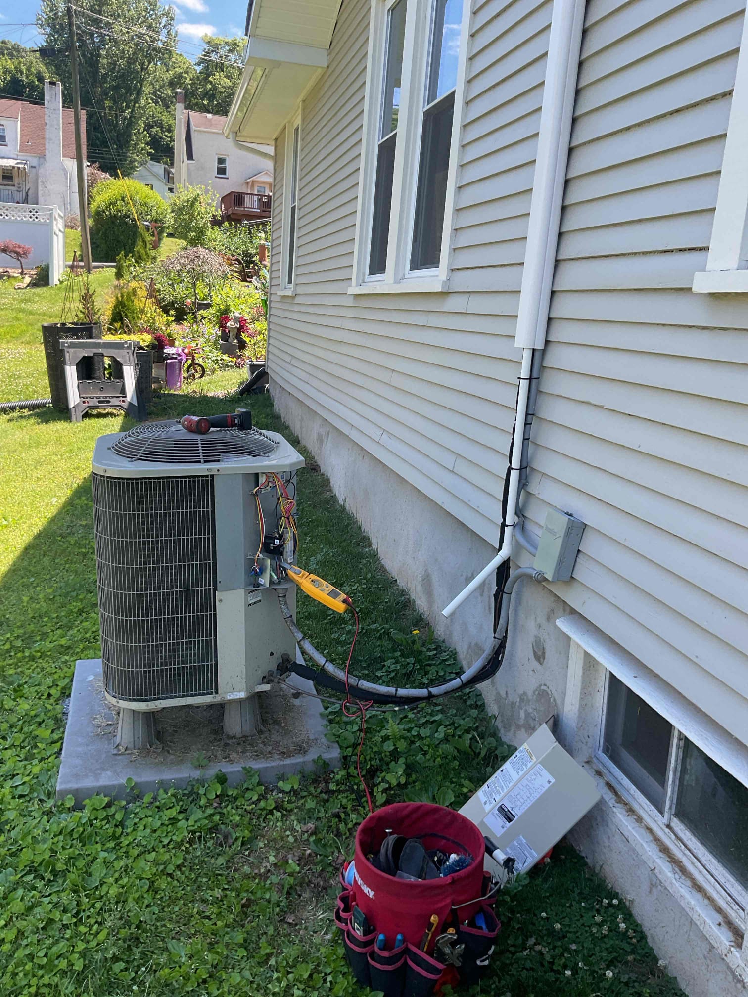 Luis 6-16-26
Performed ac inspection on a 2 ton Payne ATTIC heat pump. Check electrical components, low and high voltage connections customer just change filter 20x20x1. Flush drain test water safeties ok ez trap and wet switch ok check airflow supply and return ok outdoor unit refrigerant levels capacitor and contactor ok cycle ac unit ok. Indoor unit starting to show bacteria growth inside air handler. Provided estimate for uv light options.  I also helped customer with replacement of well water filter. 